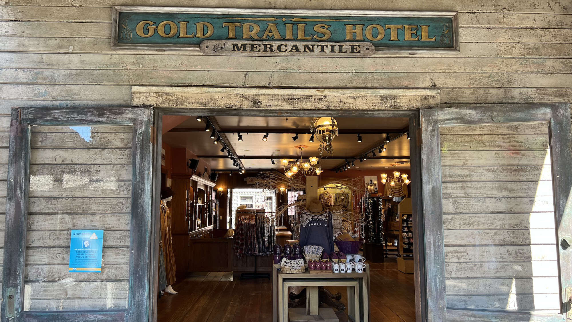 Gold Trails Hotel and Mercantile Another Entrance
