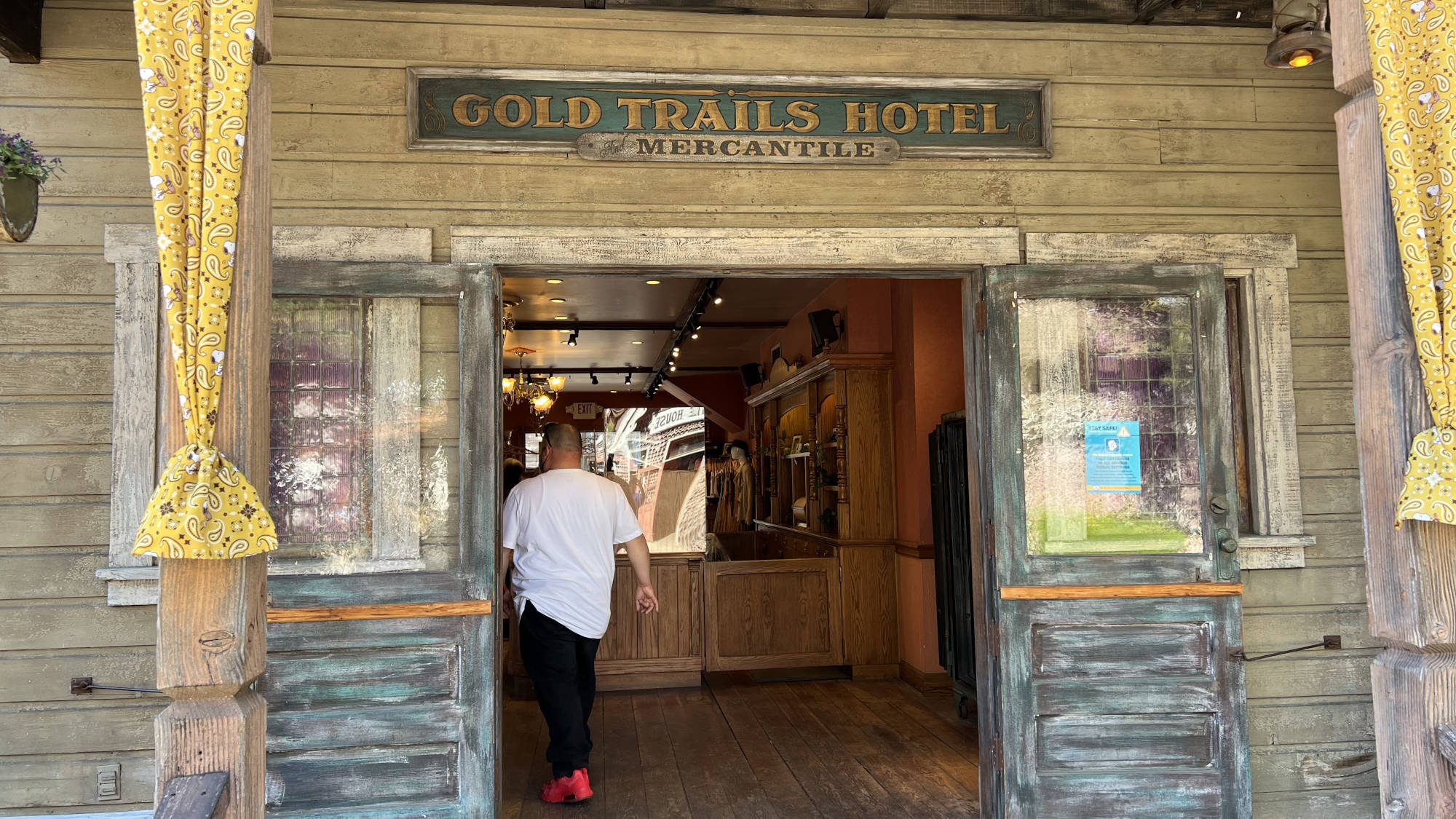 Gold Trails Hotel and Mercantile Entrance