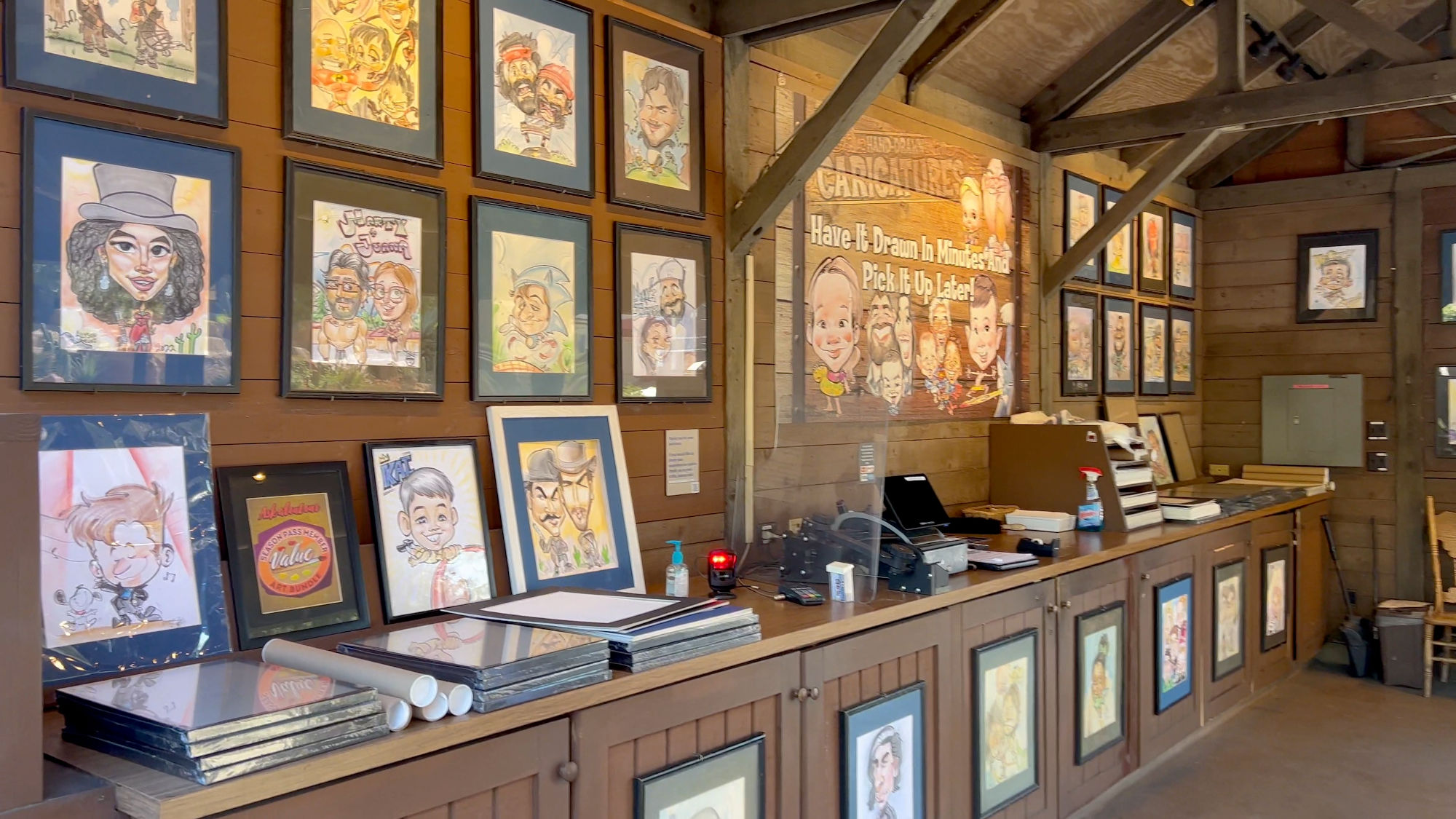 Knott's Berry Farm Hand Drawn Caricatures