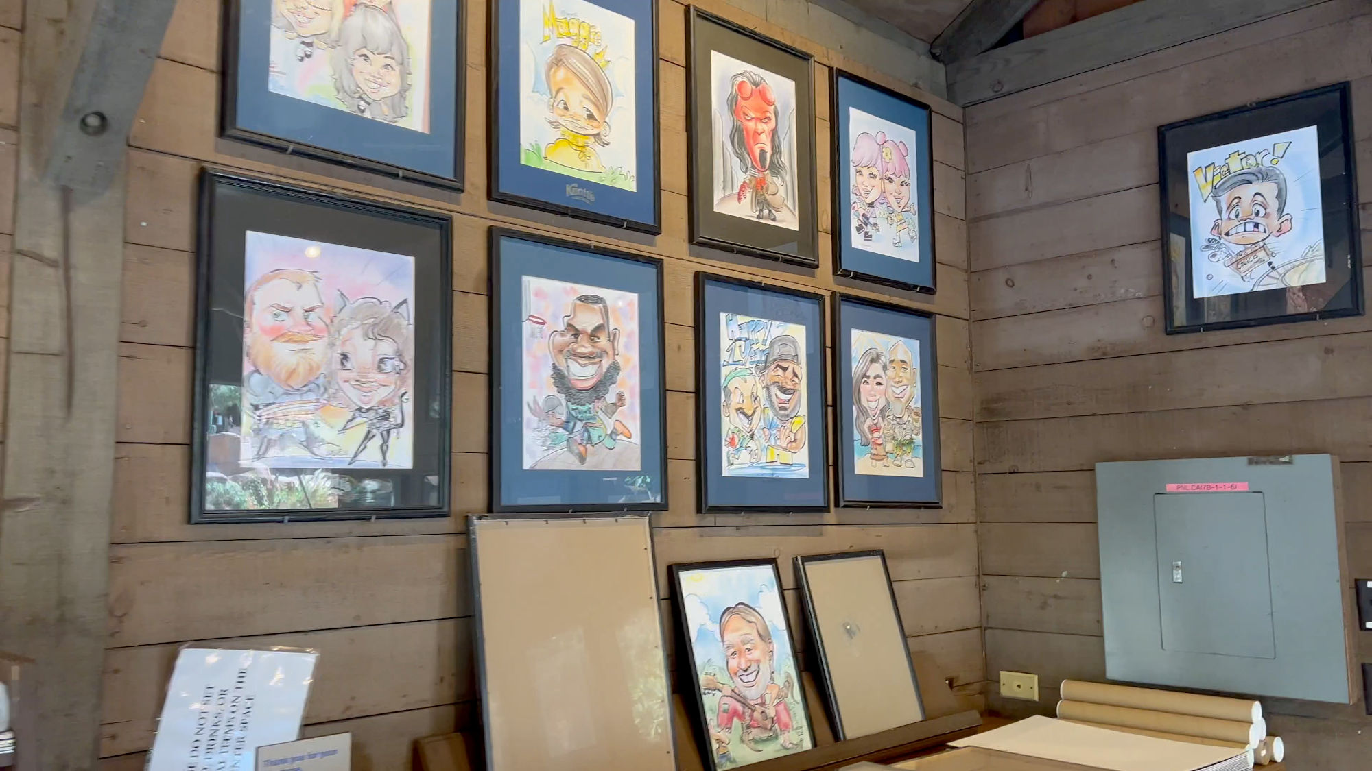 Knott's Berry Farm Hand Drawn Caricatures