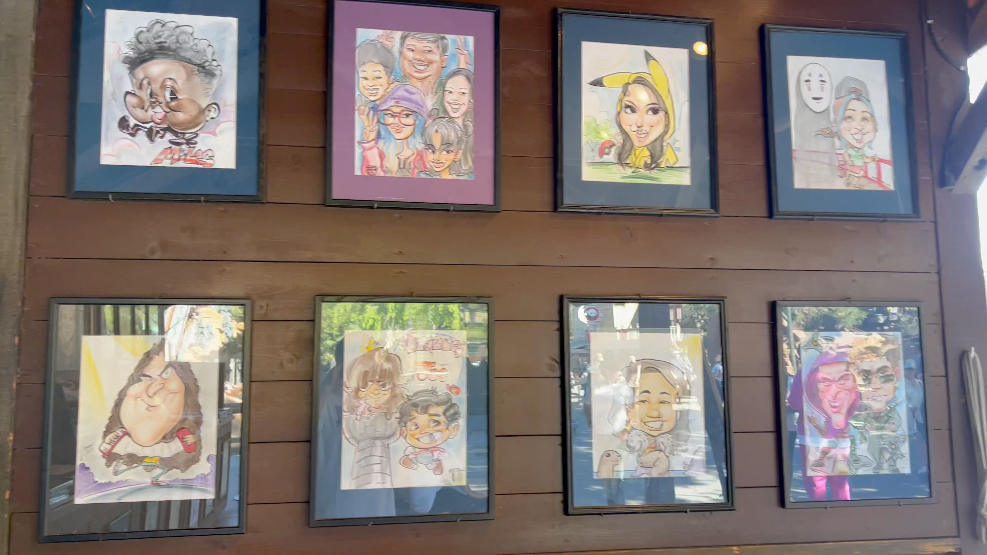 Knott's Berry Farm Hand Drawn Caricatures