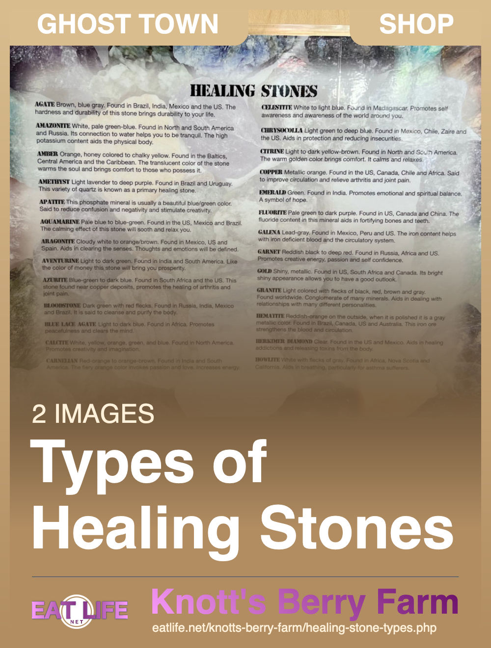 Types of Healing Stones