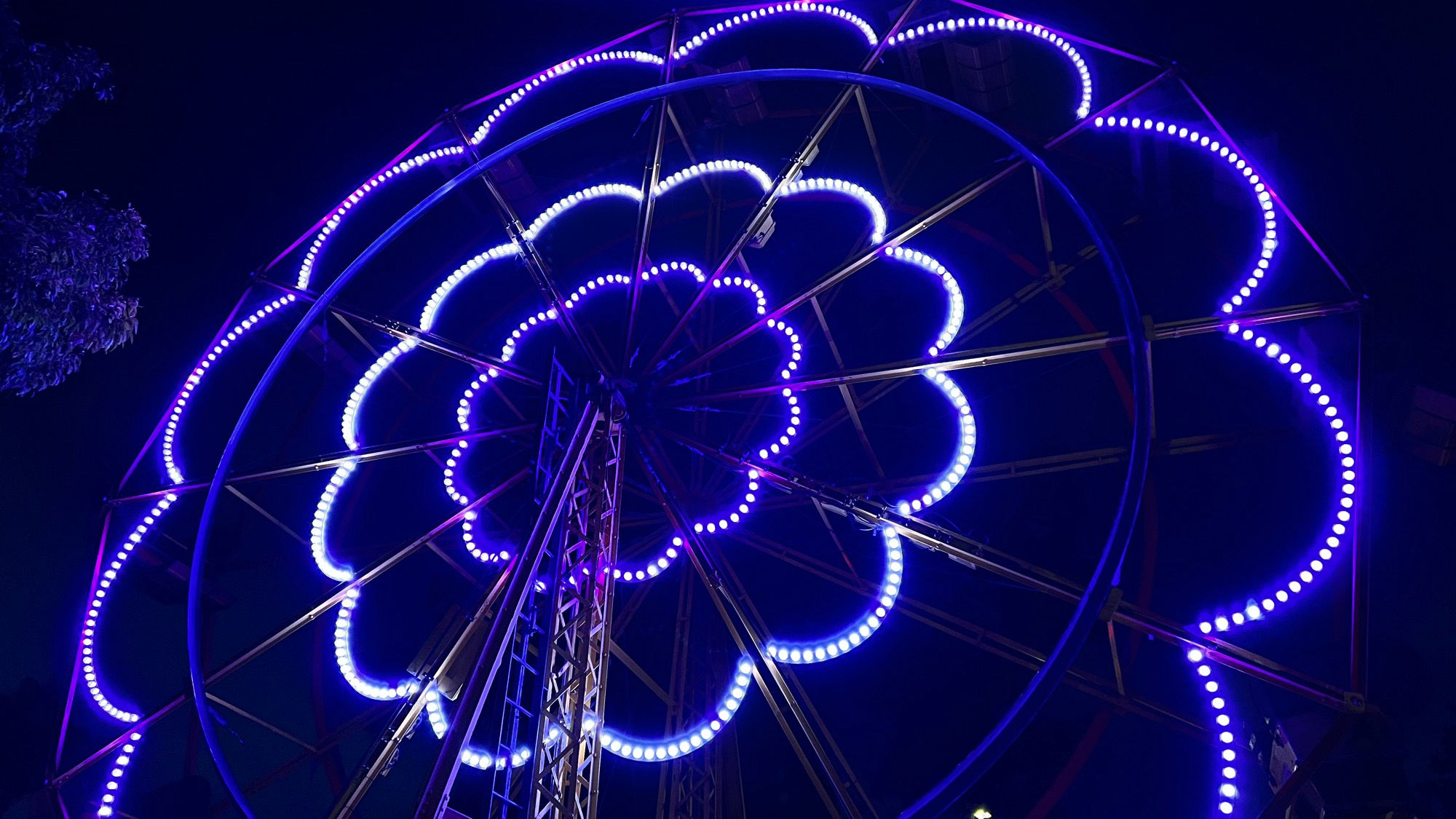 High Sierra Ferris Wheel at Night