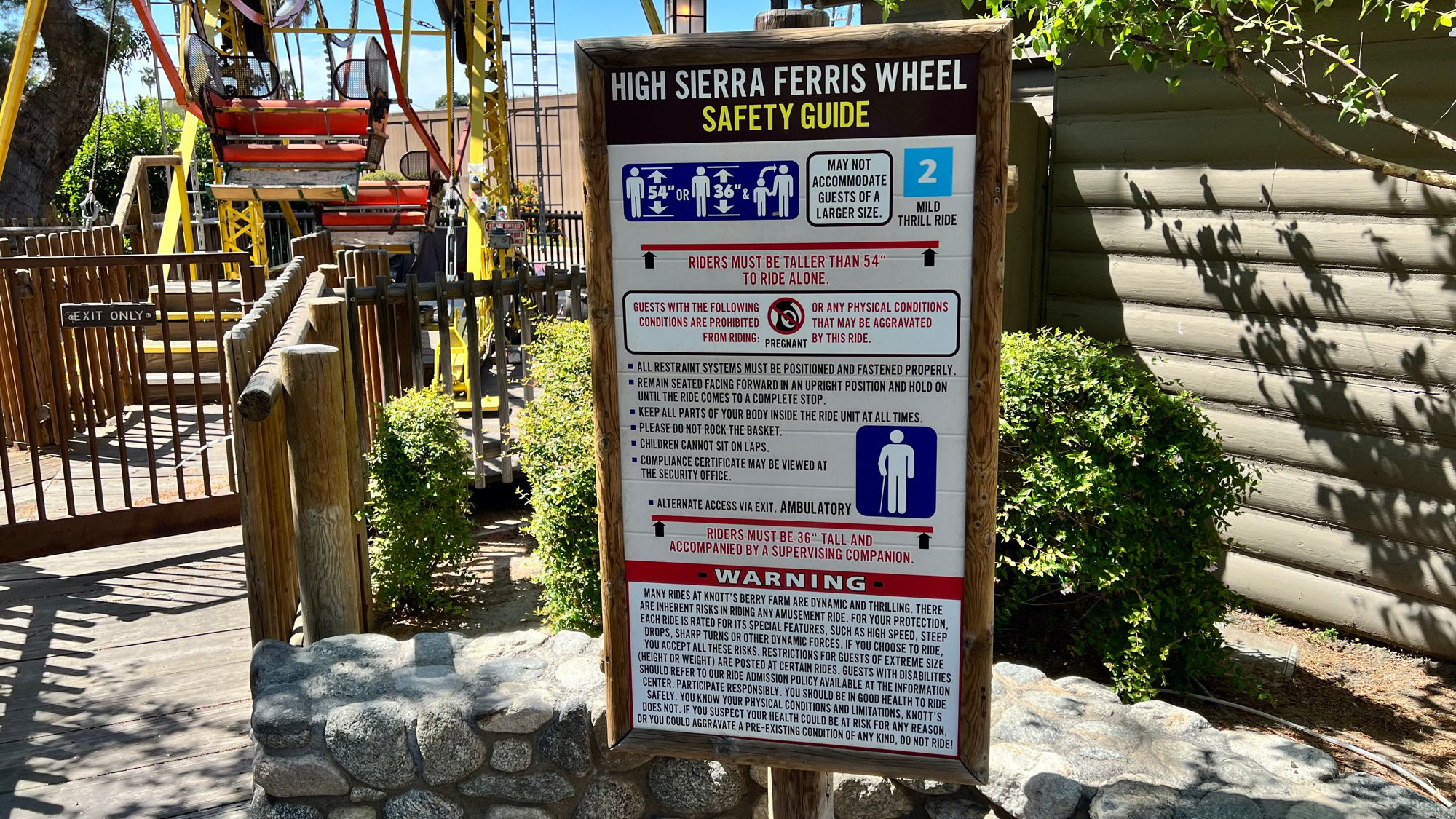 High Sierra Ferris Wheel Safety Guide