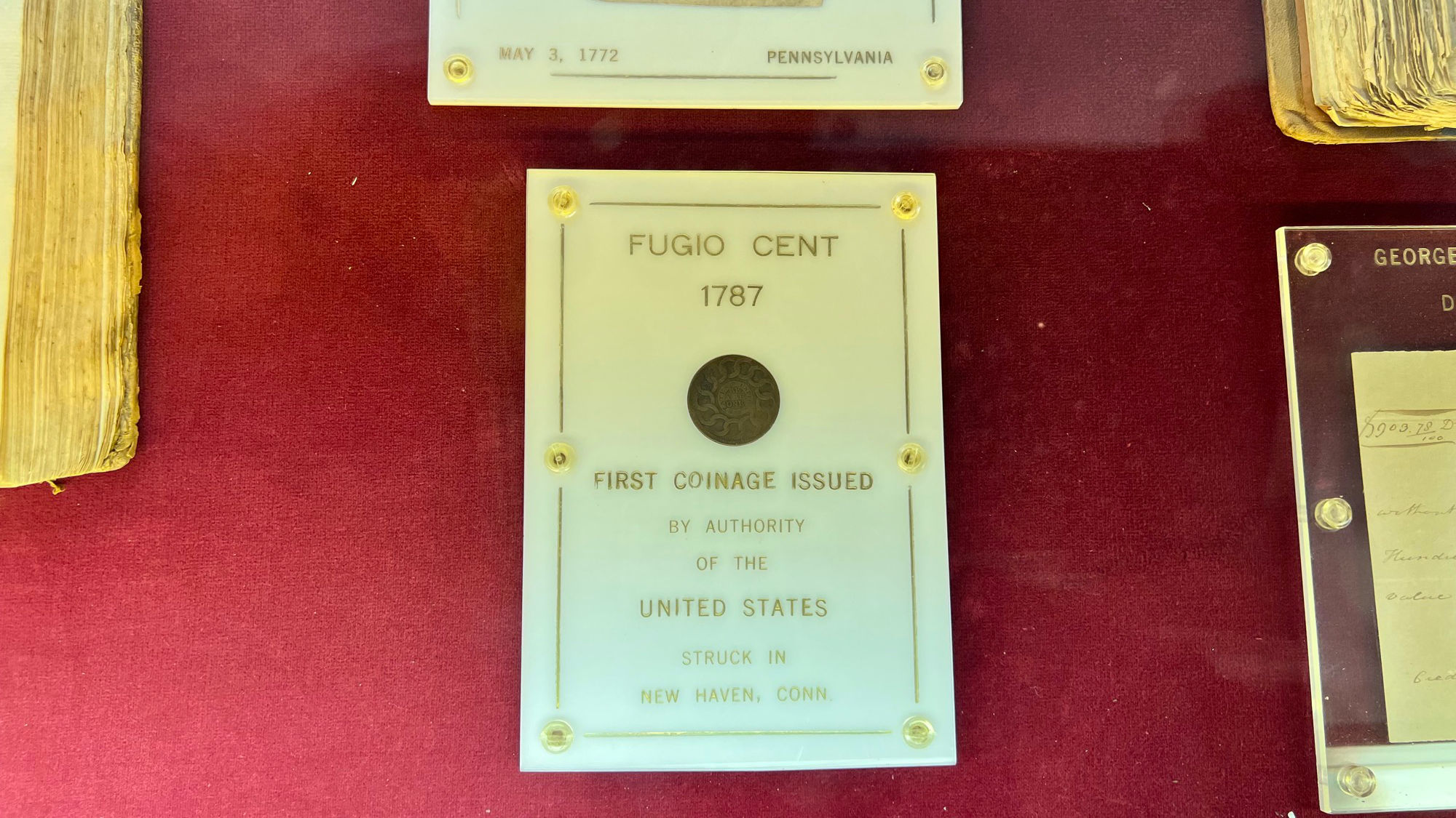 Fugio Cent Independence Hall Museum Fugio Cent