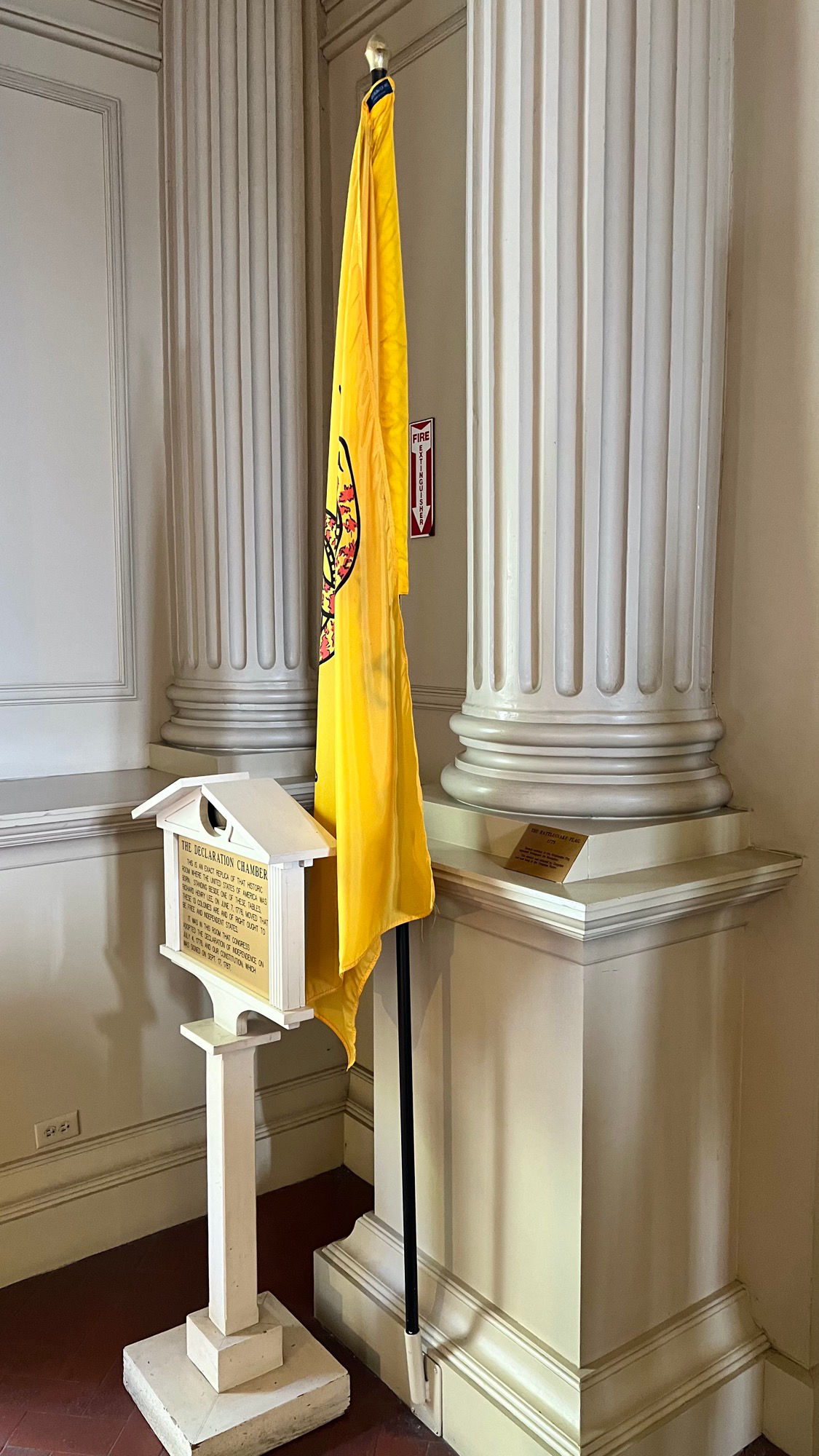 Independence Hall The Rattlesnake Flag