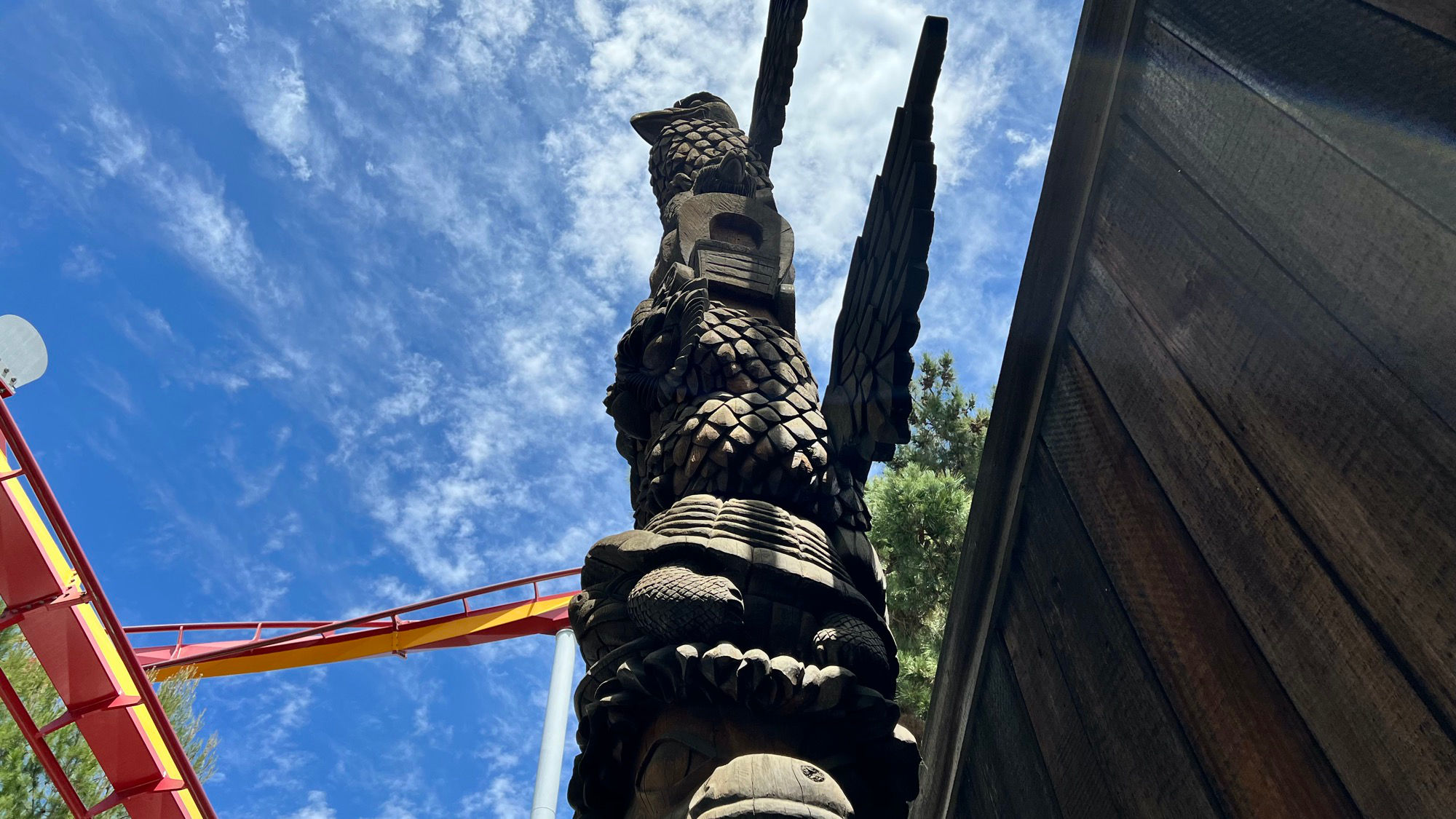 Indian Homelands Totem Pole Upper Side