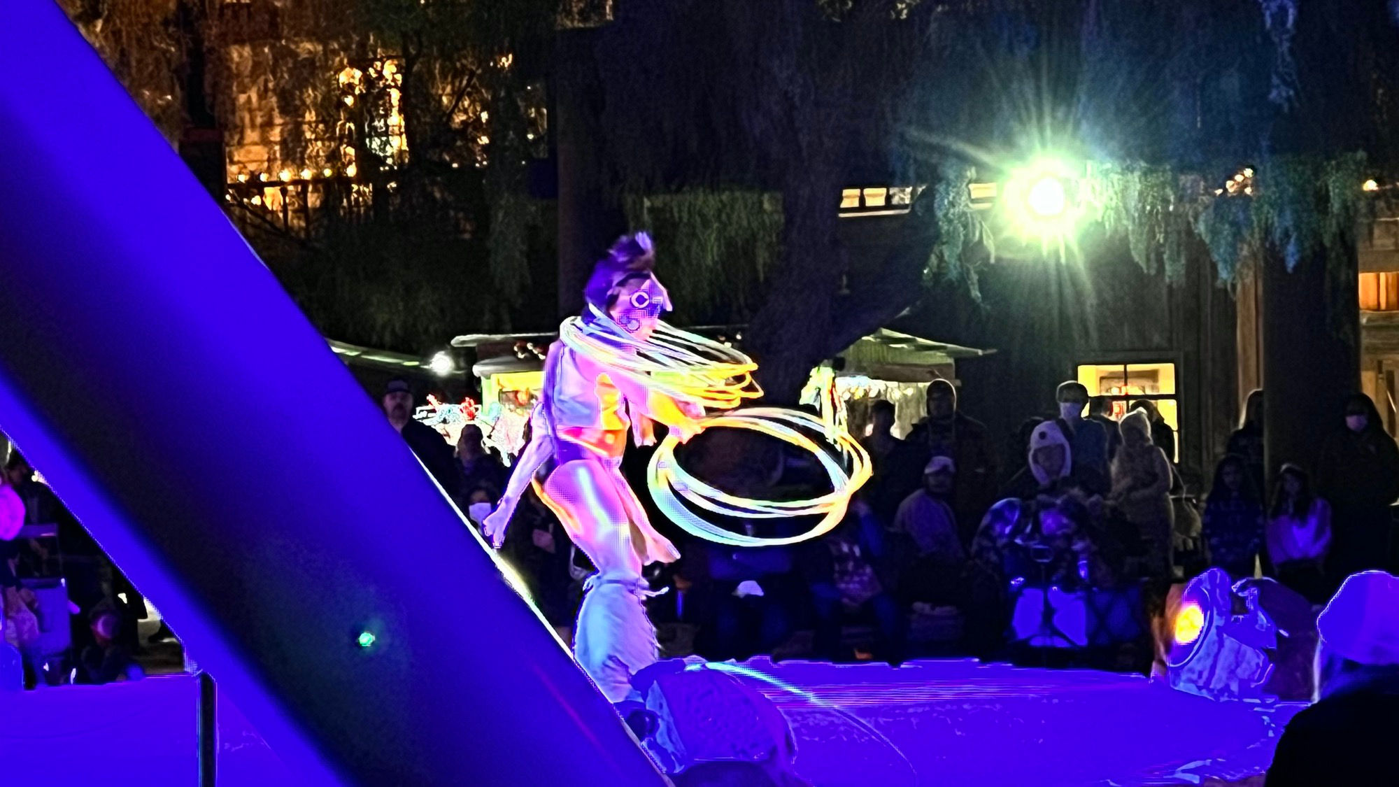 Indian Trails Stage at Night