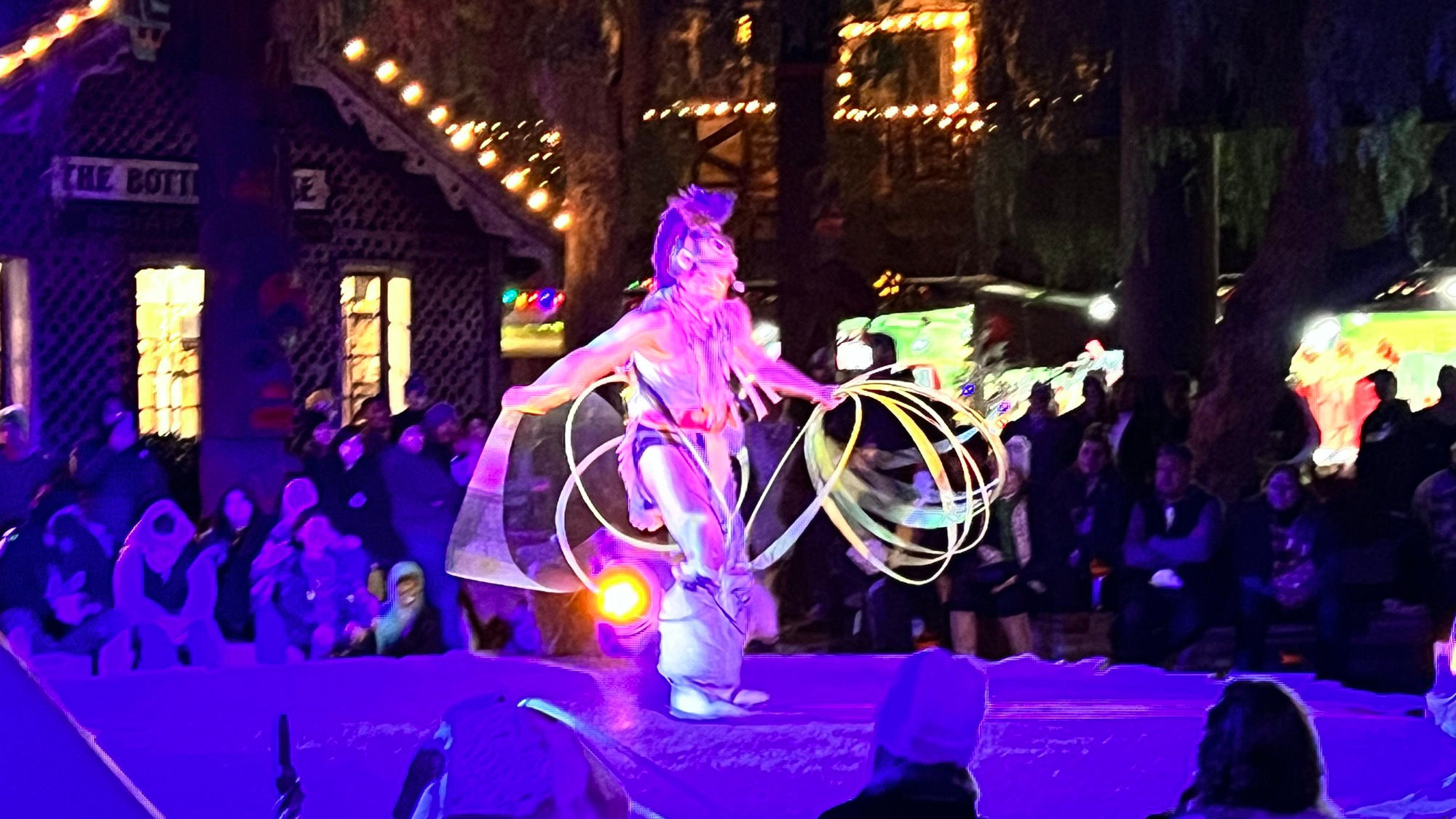 Indian Trails Stage at Night