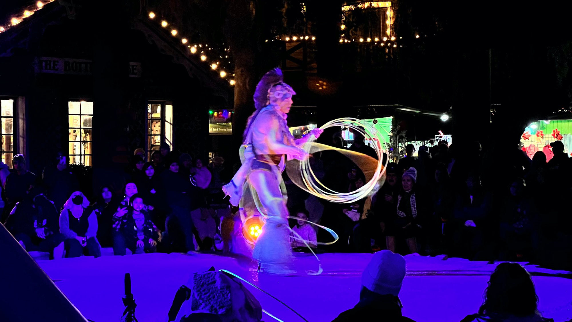 Indian Trails Stage at Night