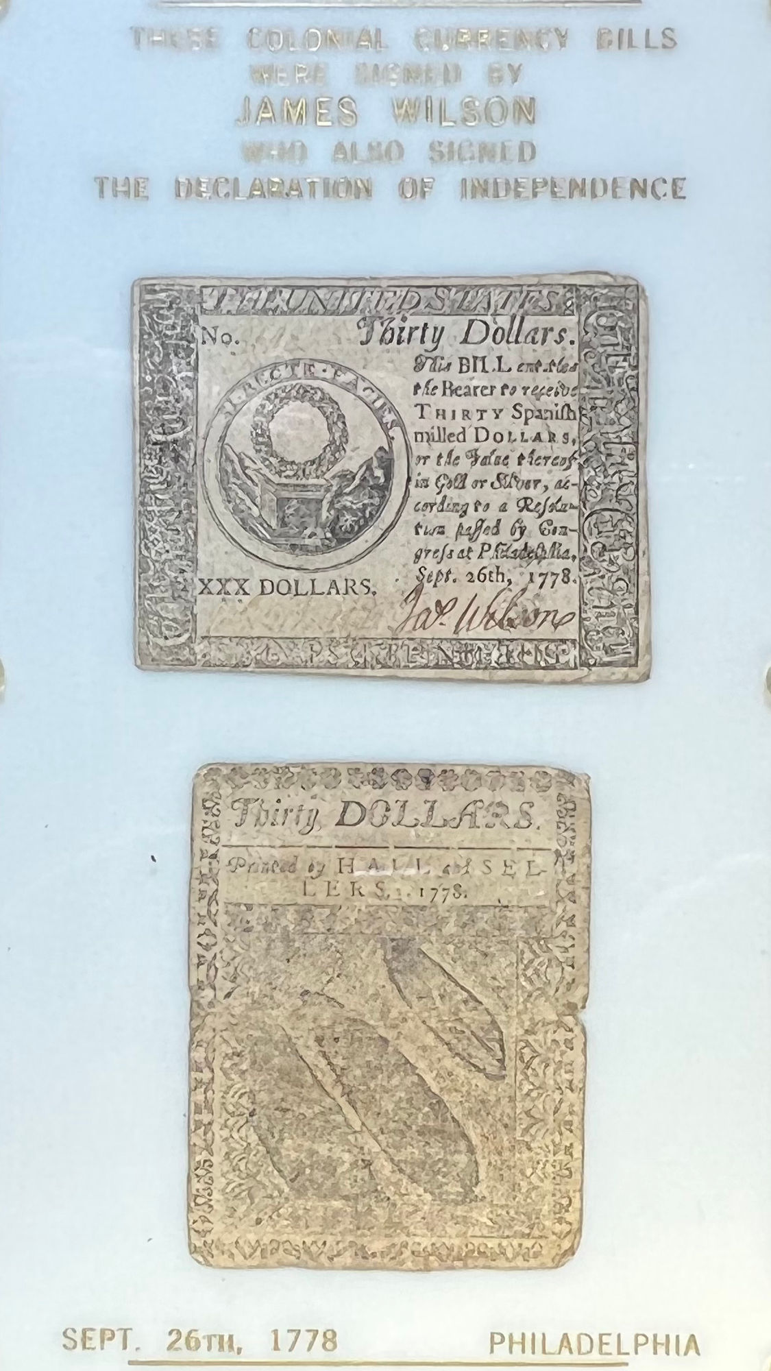 James Wilson Thirty Dollars James Wilson Thirty Dollars