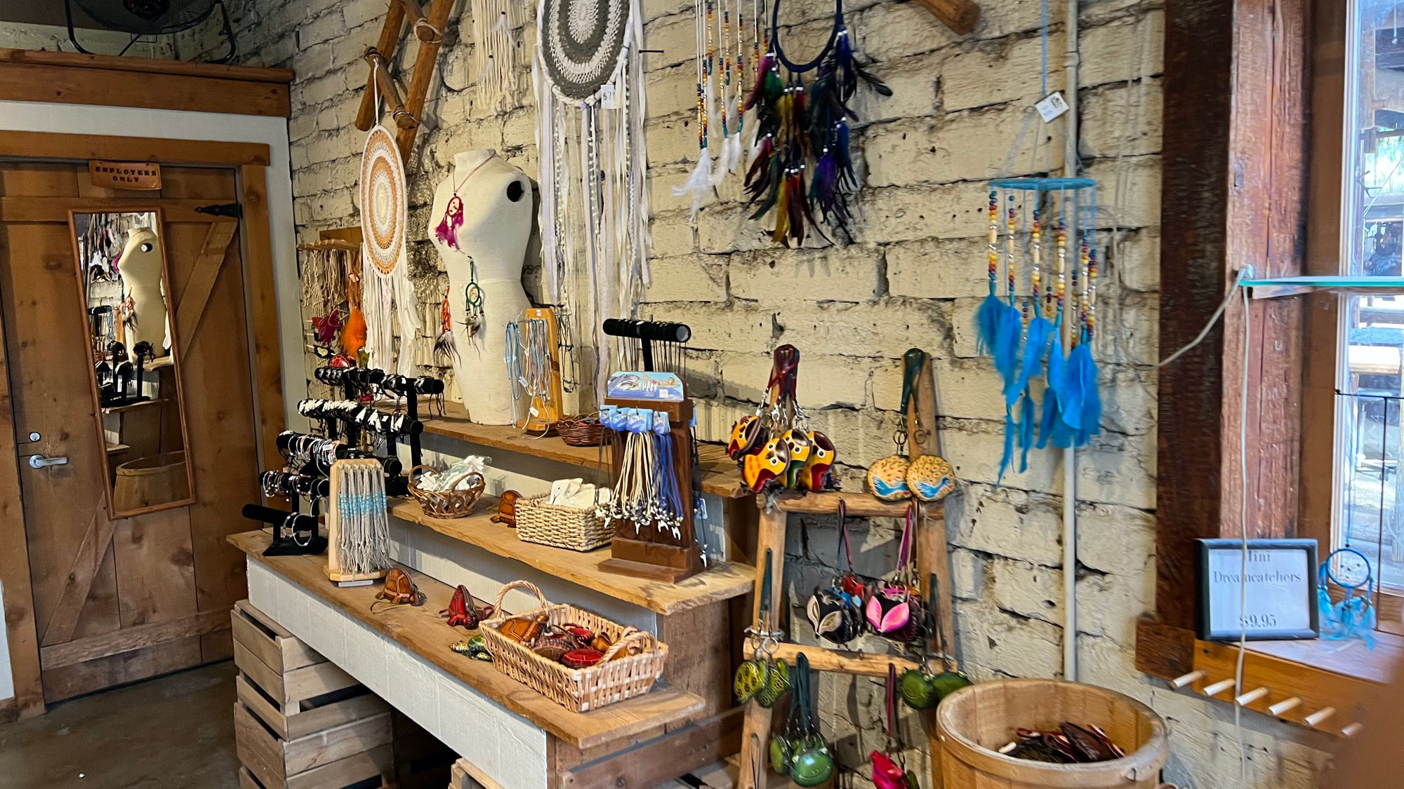 Kaman's Leather Shop Inside
