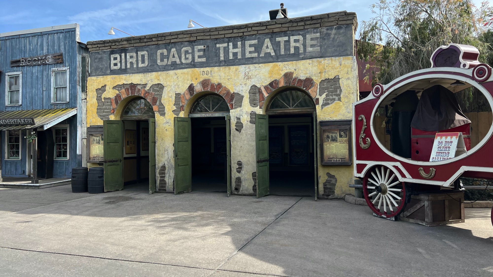 Bird Cage Theater Outside Knott's Berry Farm Bird Cage Theater Outside