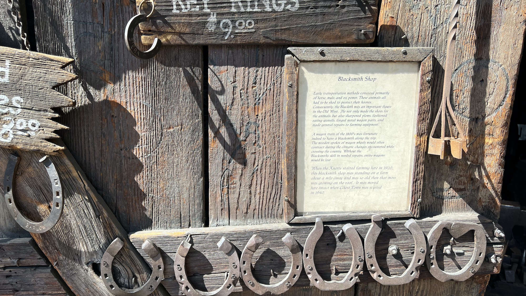 Knott's Berry Farm Blacksmith Shop