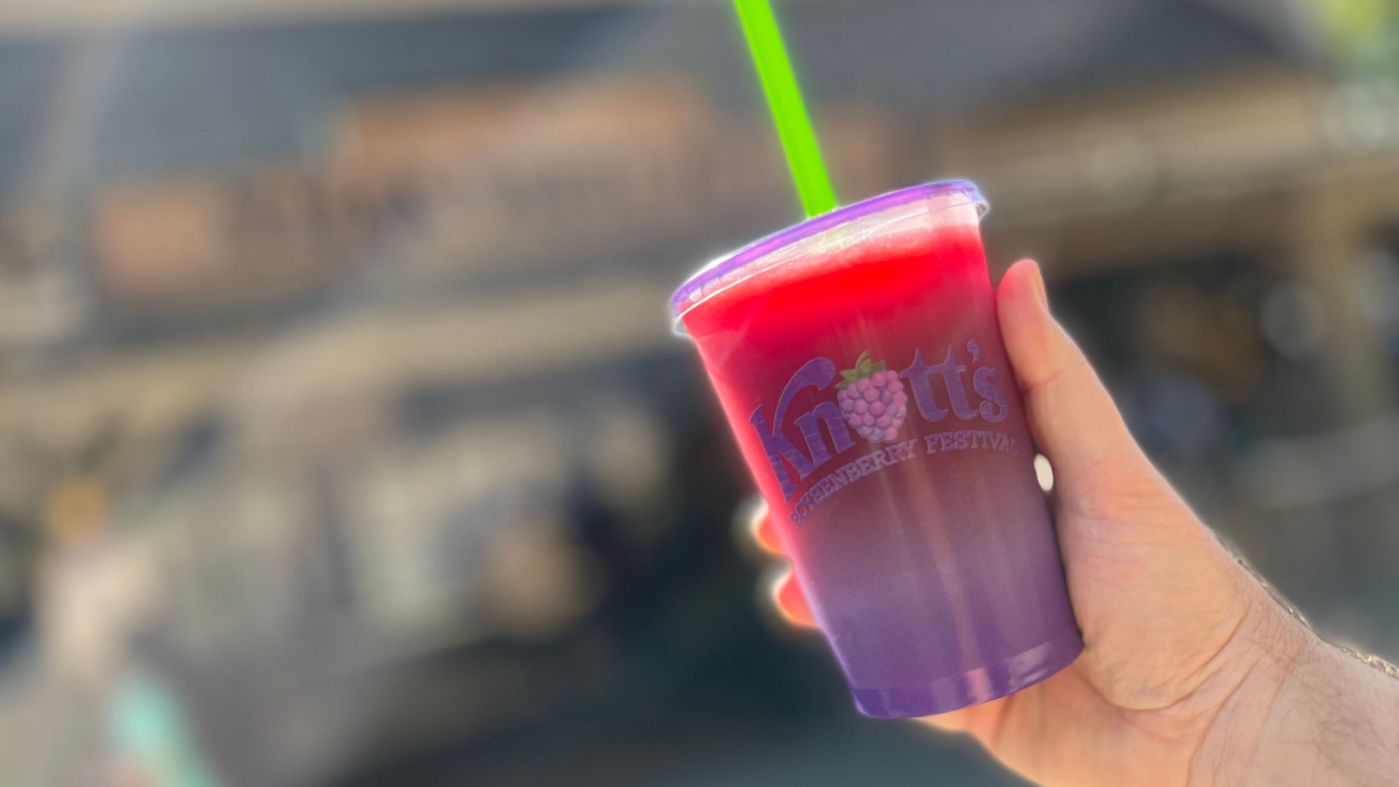 Knott's Berry Farm Boysenberry & Pomegranate Smoothie