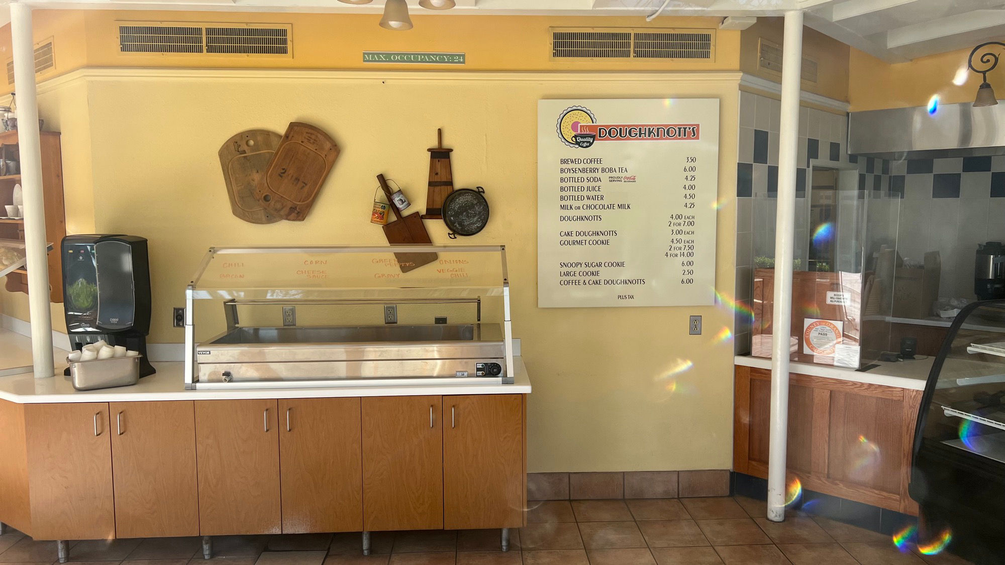 Knott's Berry Farm Doughknotts Menu