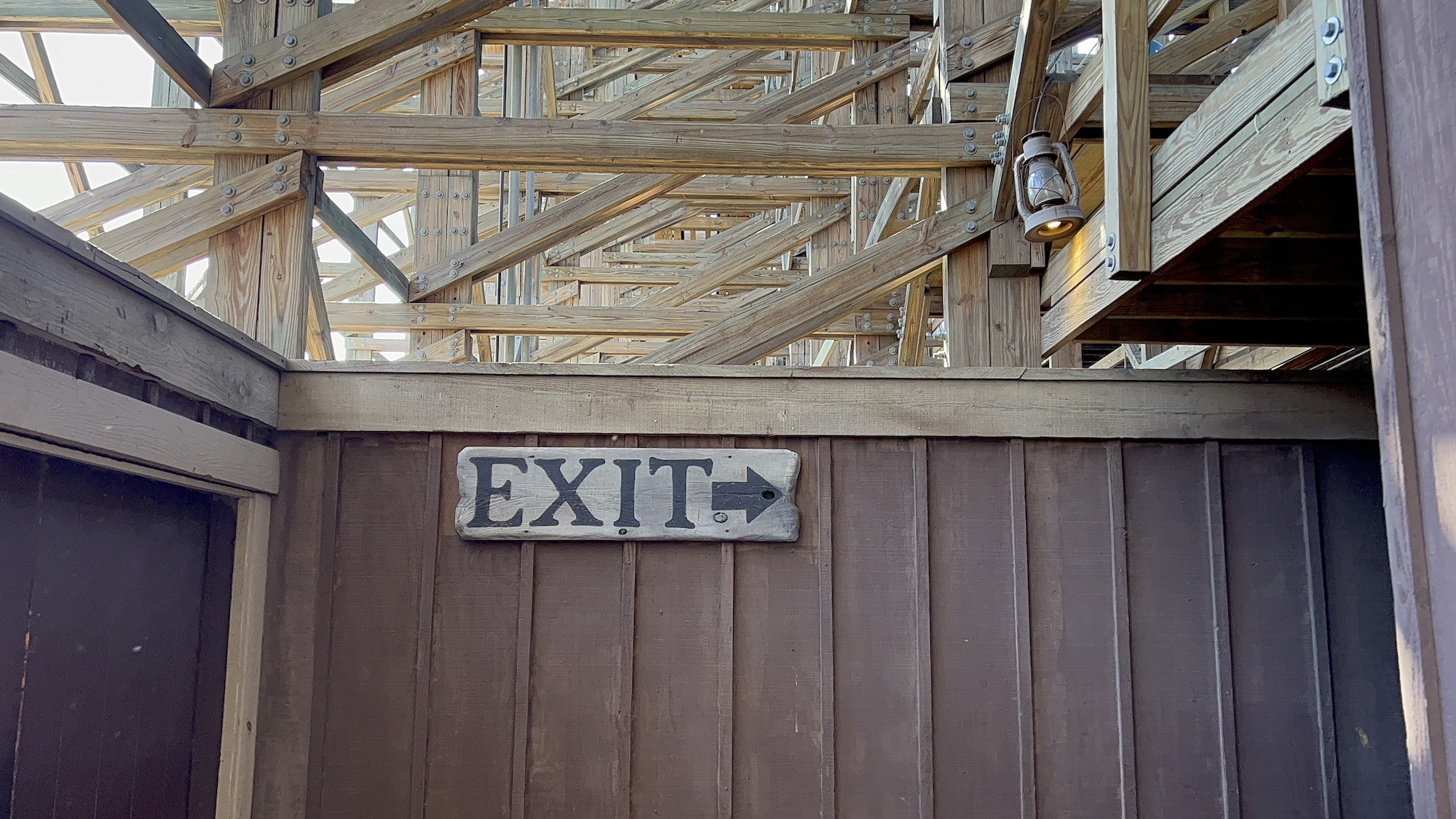 Knott's Berry Farm Ghostrider Exit