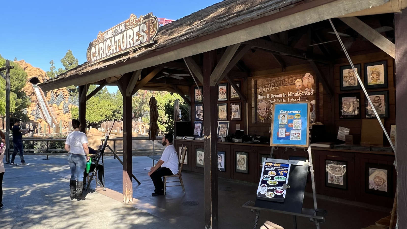 Knott's Berry Farm Hand Drawn Caricatures
