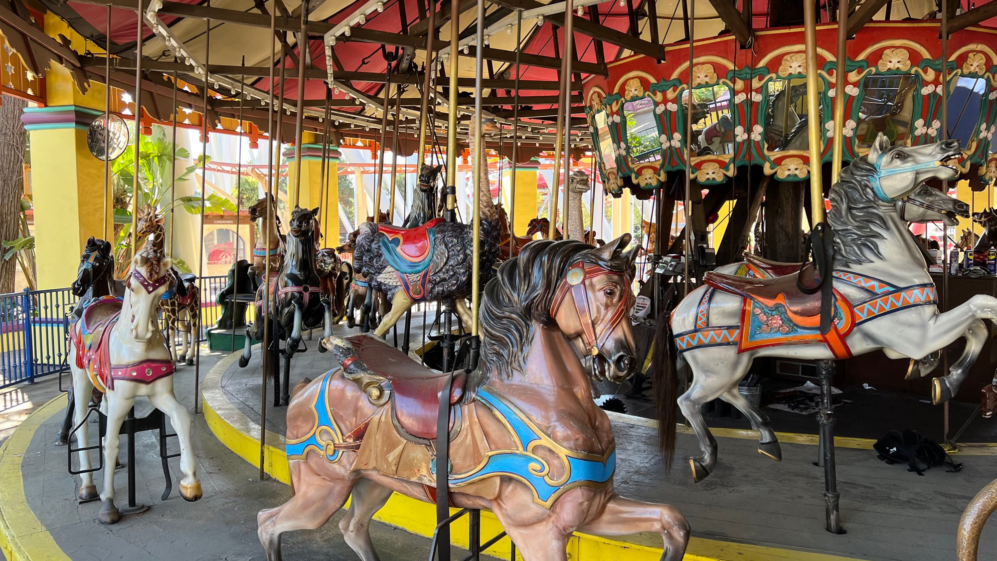 Merry Go Round Brown Horse