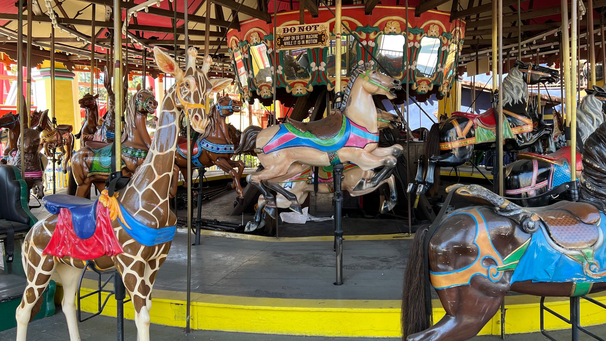 Merry Go Round Giraffe