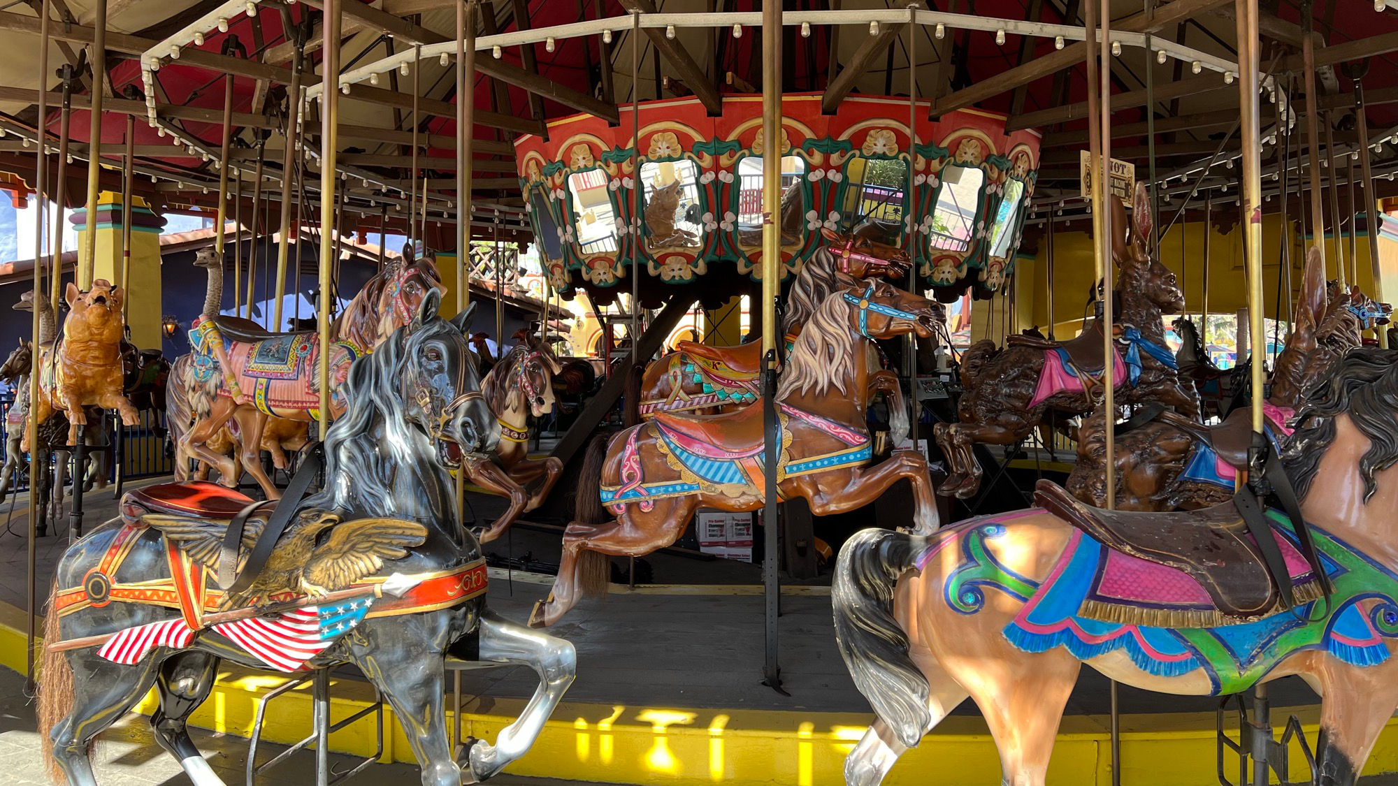 Merry Go Round Patriotic Horse