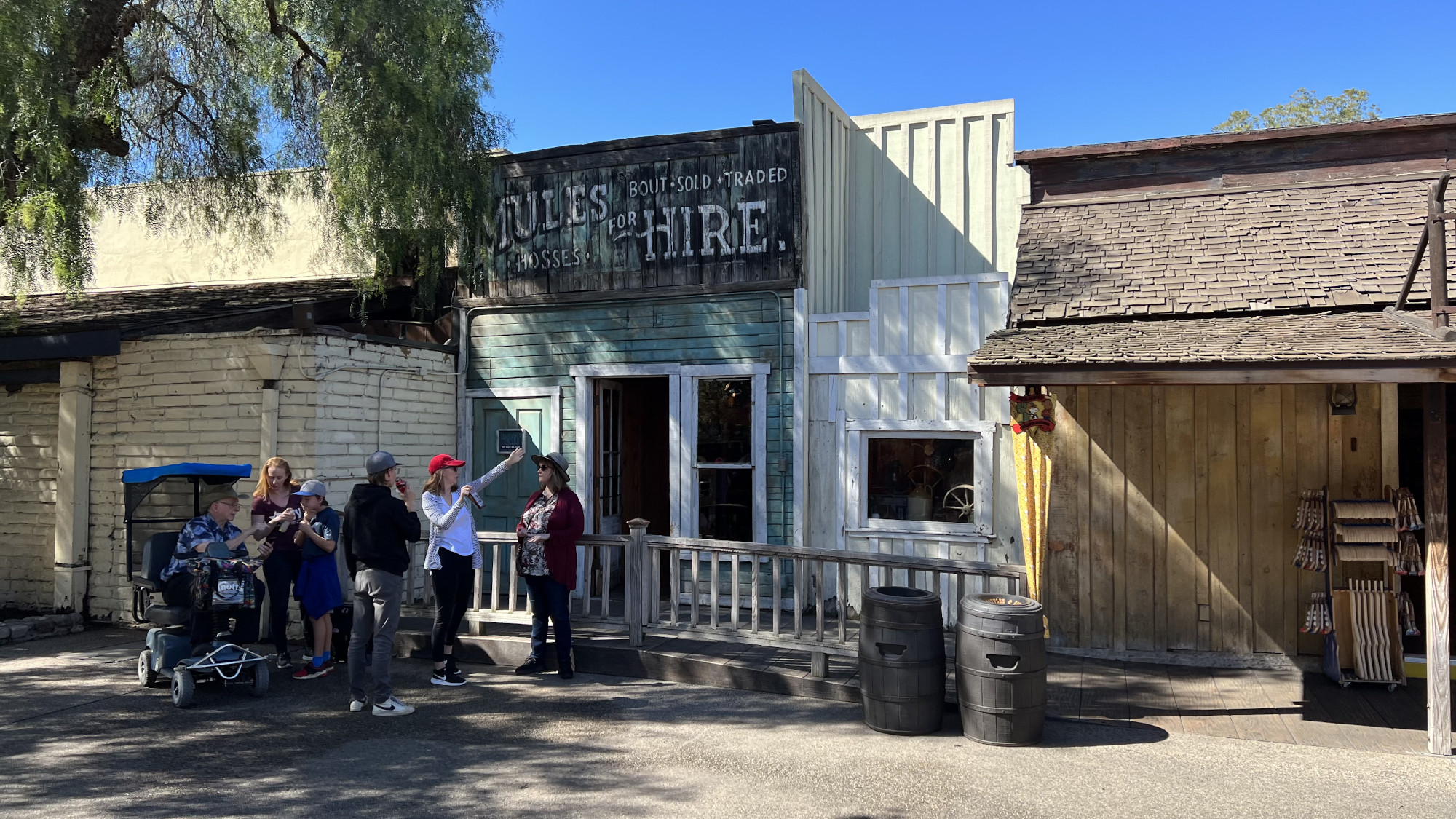 Knott's Berry Farm Mules for Hire