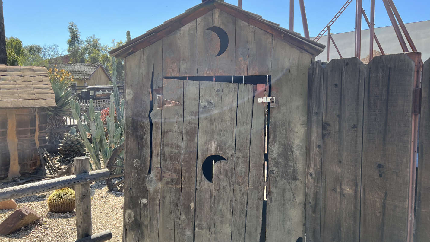 Knott's Berry Farm Outhouse