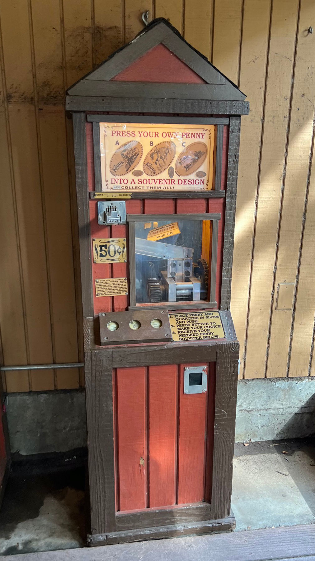 PennyPress Knott's Berry Farm PennyPress