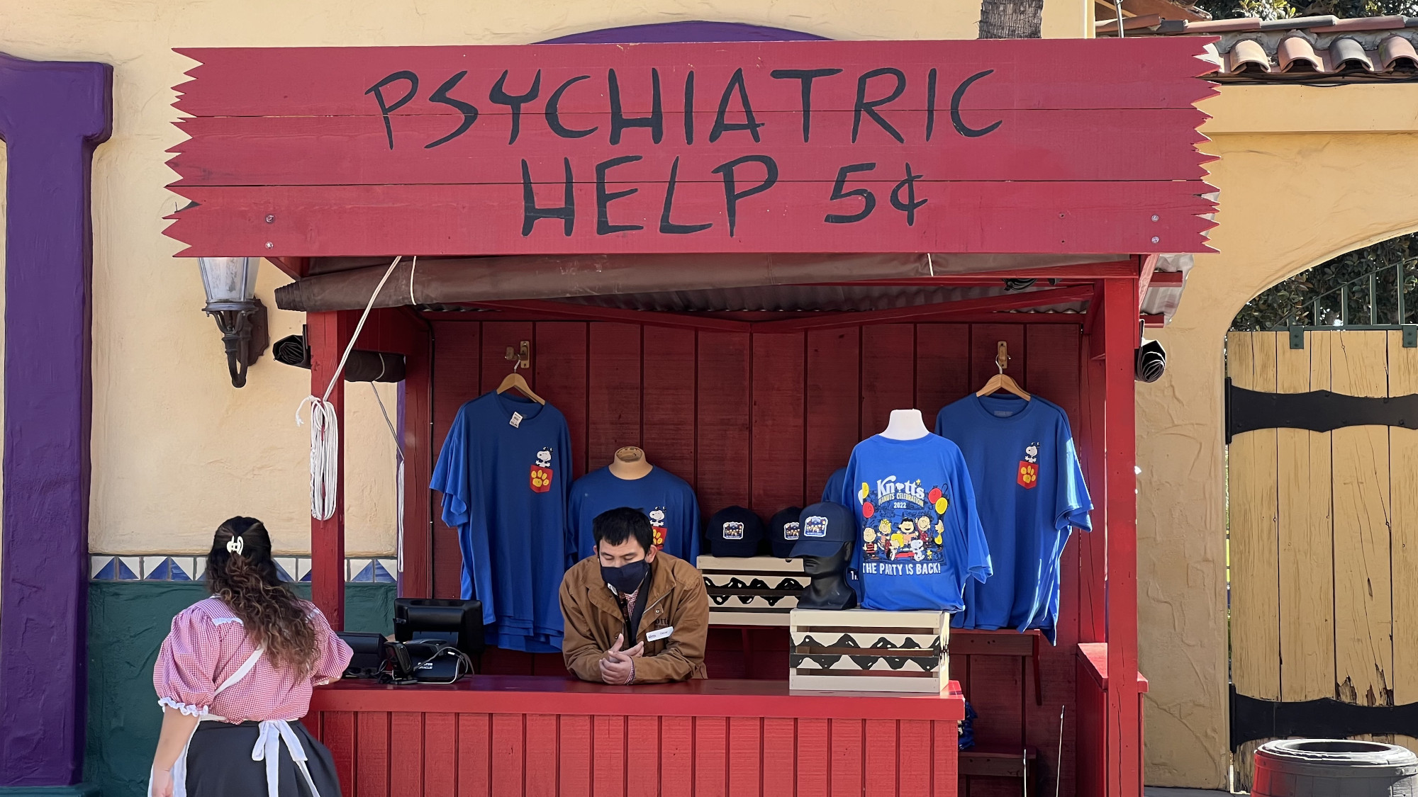 Knott's Berry Farm Psychiatric Help 5c