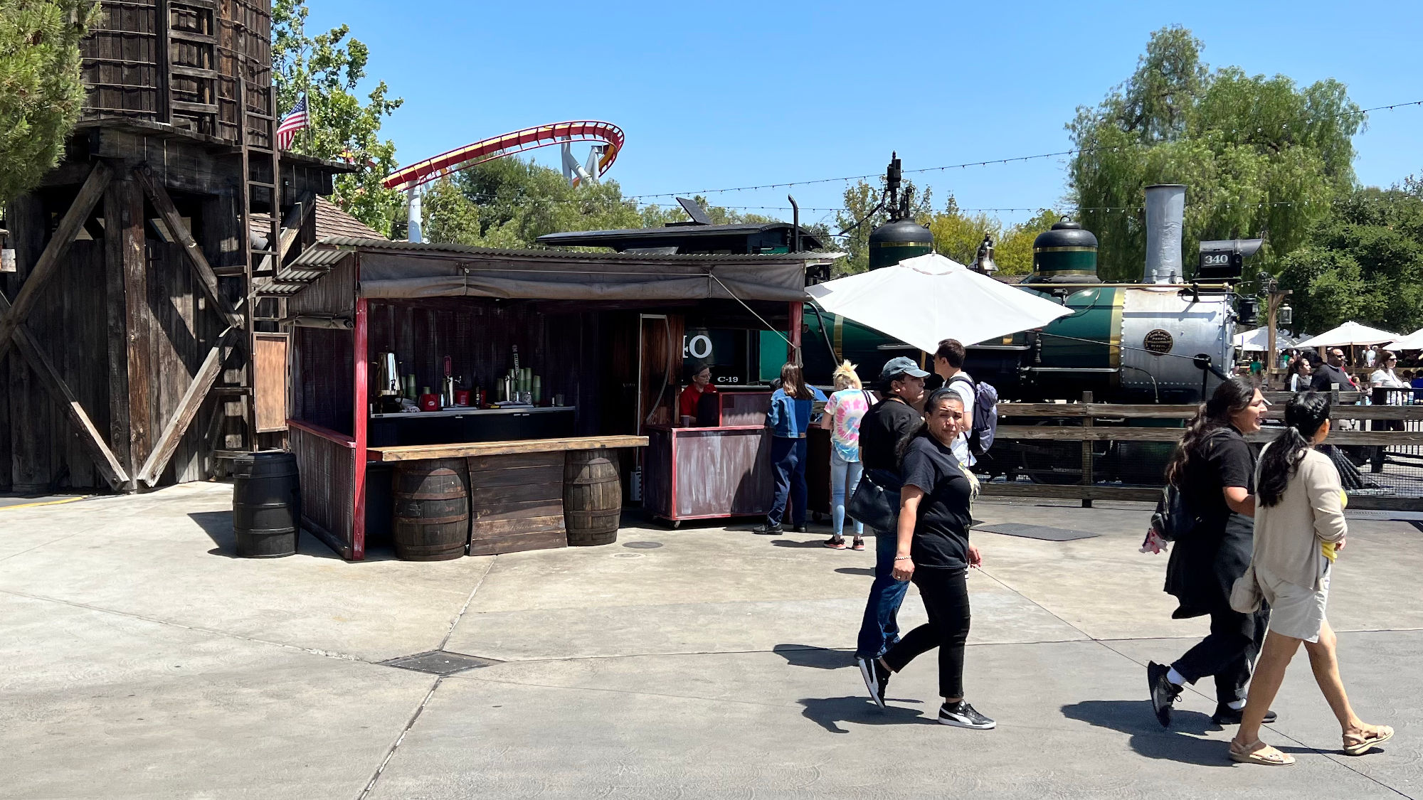 Knott's Berry Farm Calico Railroad Beer Booth