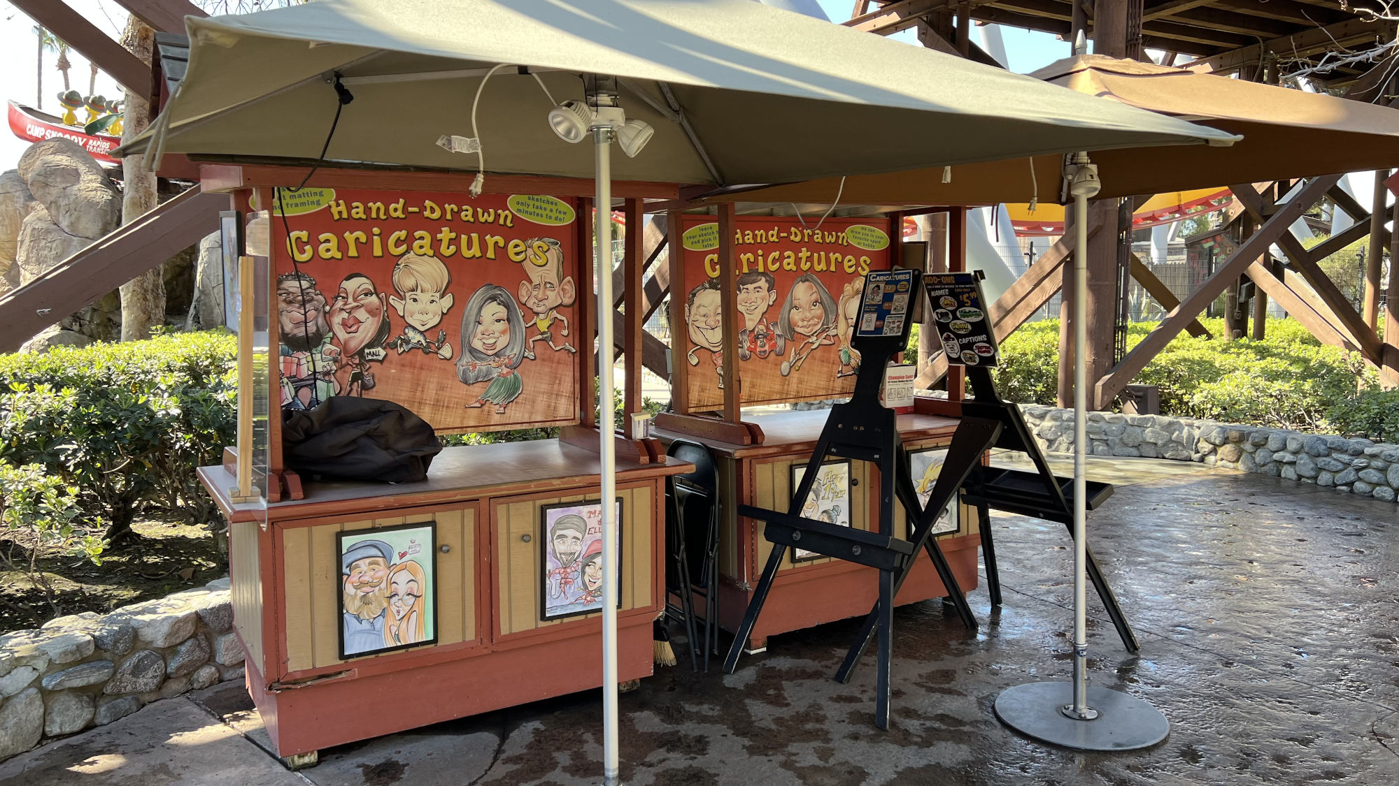 Knott's Berry Farm Hand Drawn Caricatures