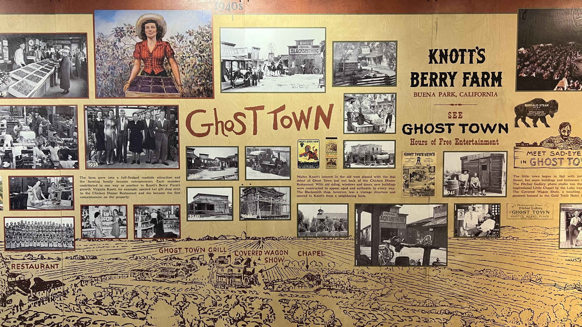 Knott's Berry Farm Timeline 1940s