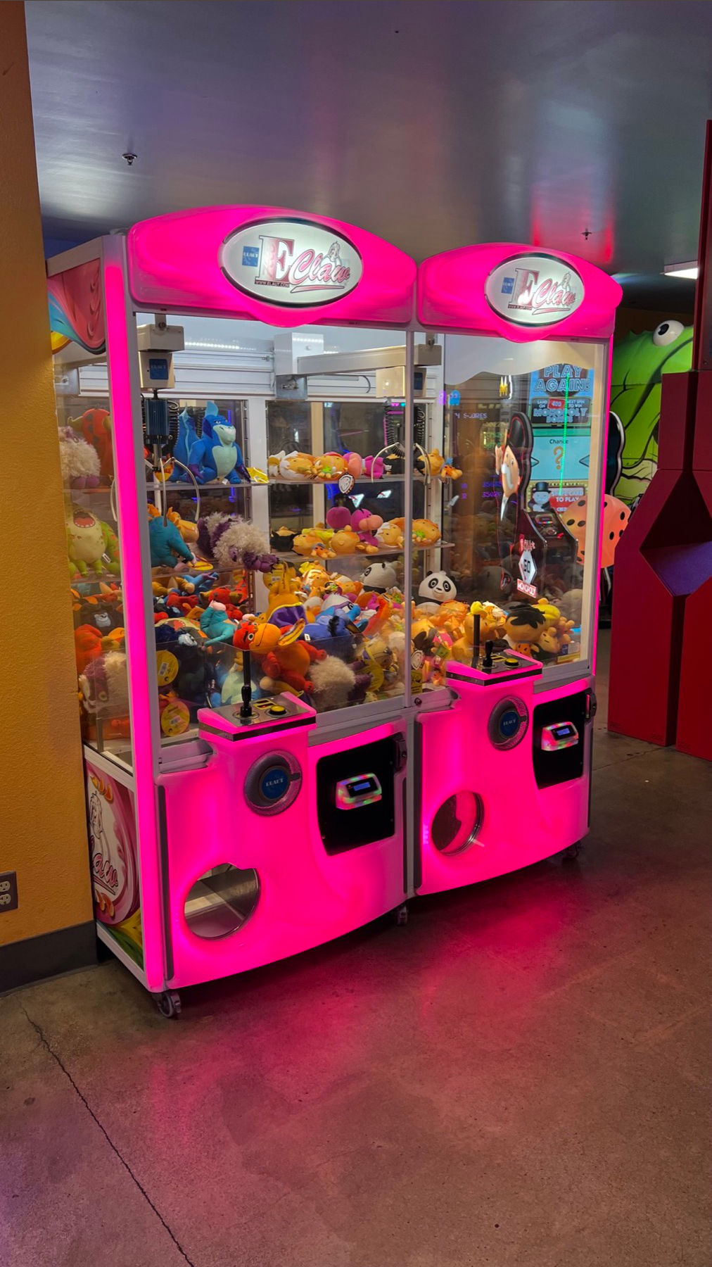 Boardwalk Arcade E-Claw Stuffed Animals