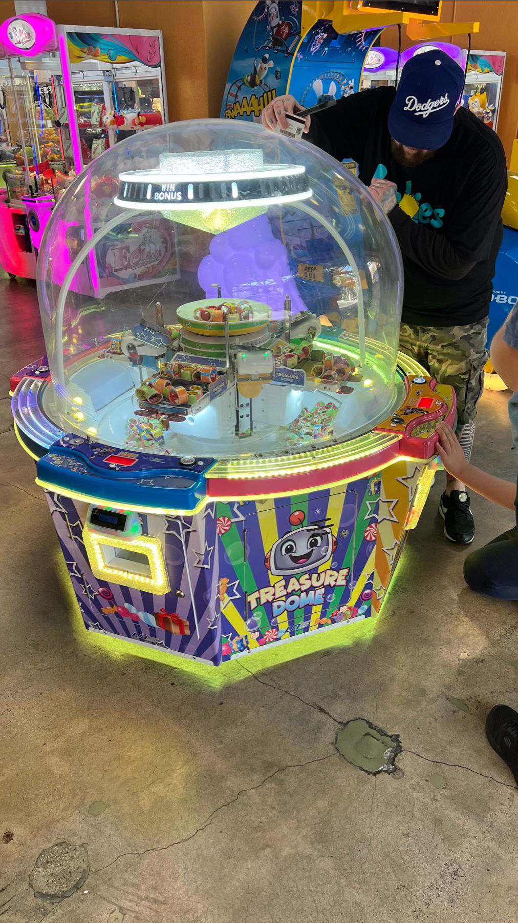 Boardwalk Arcade Treasure Dome
