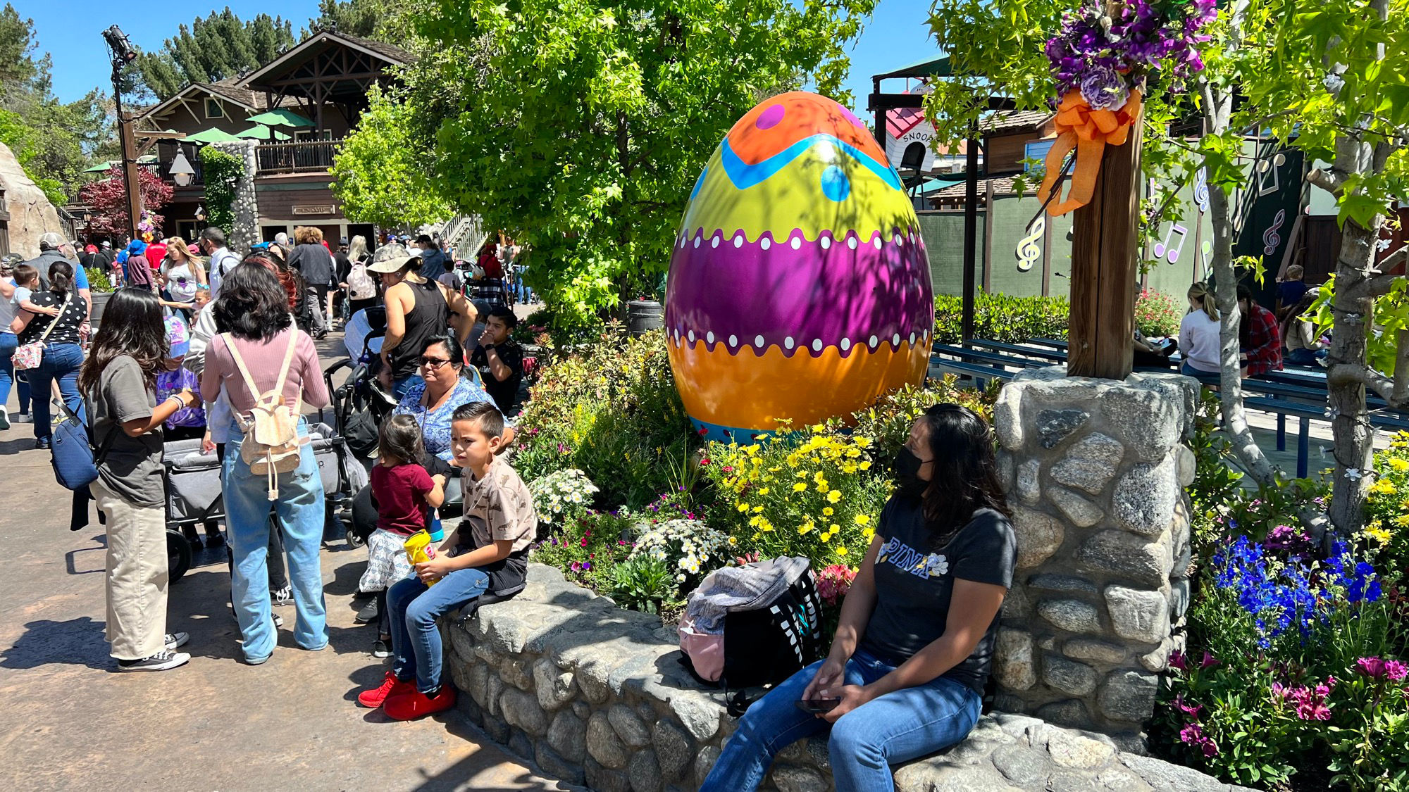 Easter Decorations At Knotts Berry Farm