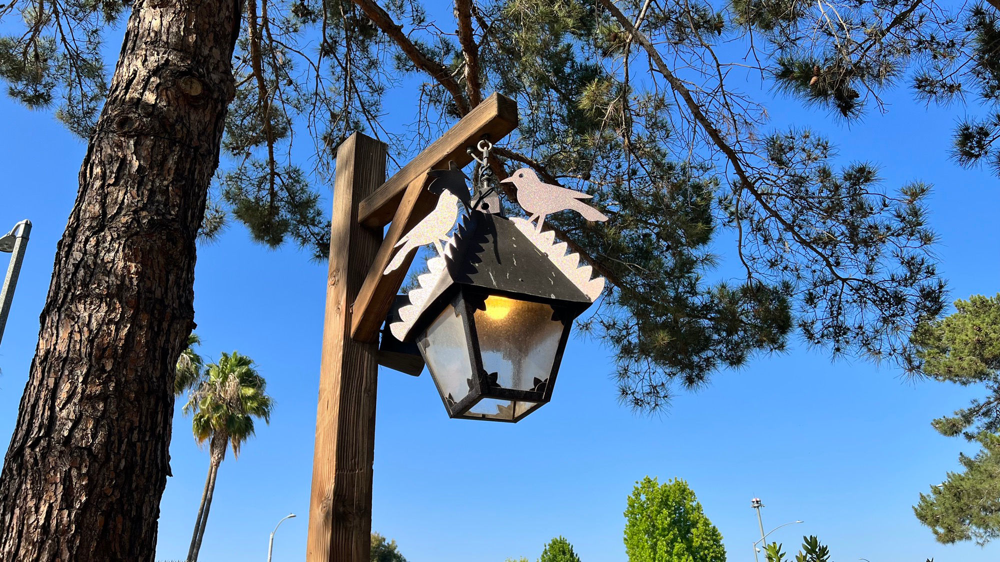 Near High Sierra Ferris Wheel Bird Lamp Post near High Sierra Ferris Wheel