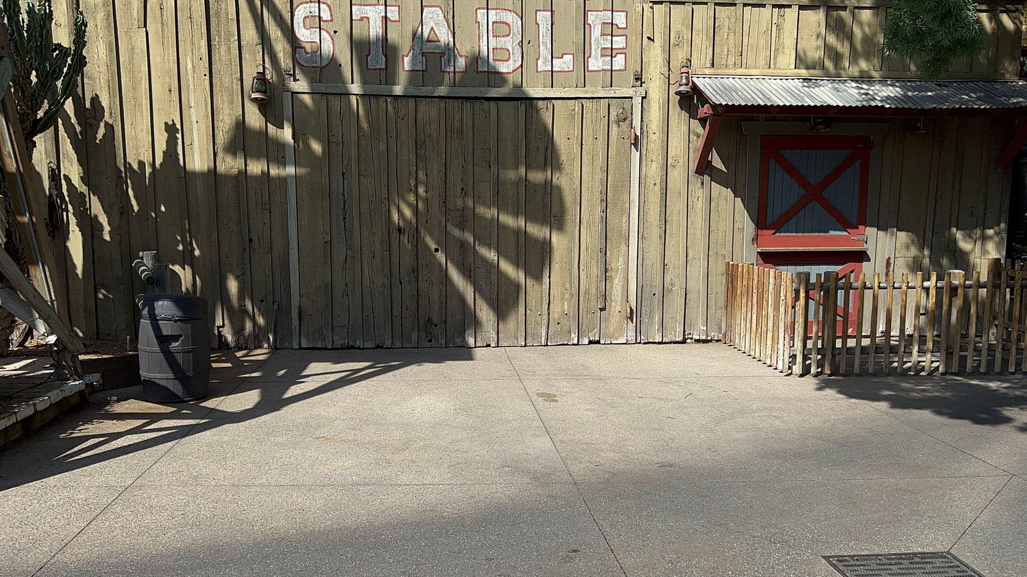 Livery Stable Windmill Shadow