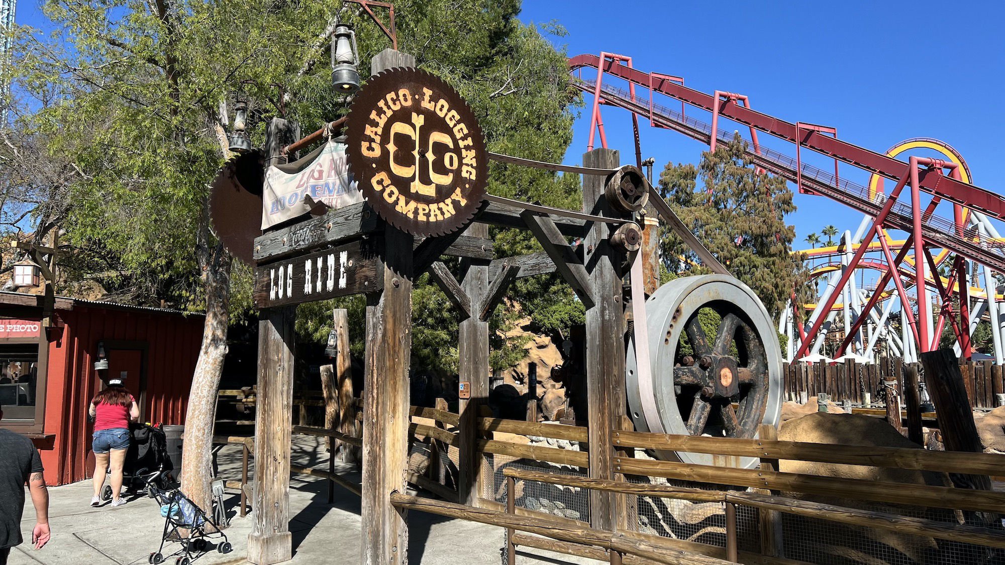 Timber Mountain Log Ride Exit