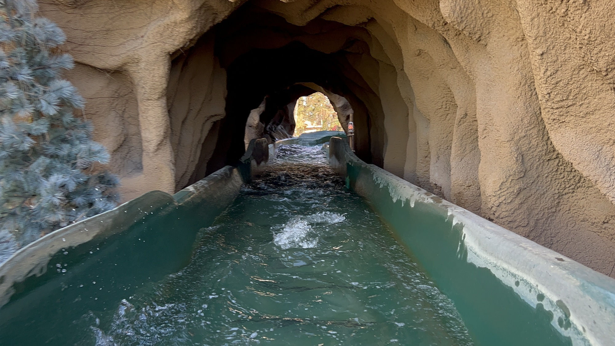 Timber Mountain Log Ride Flume
