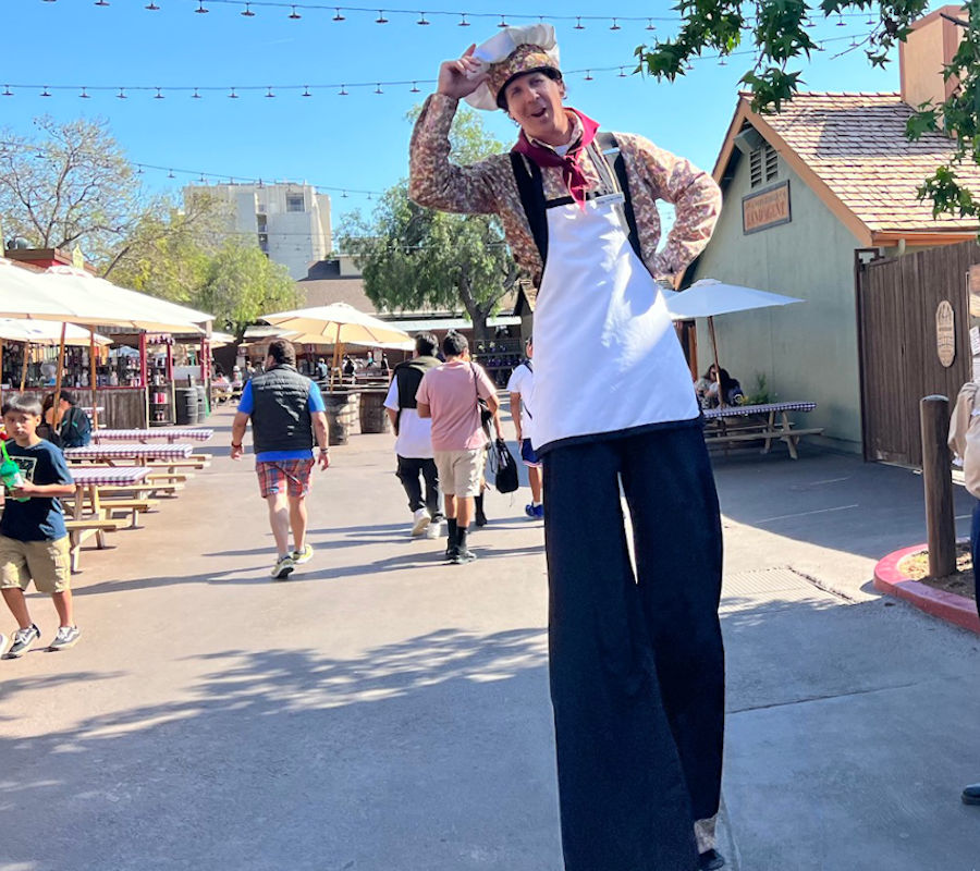 Man on Stilts