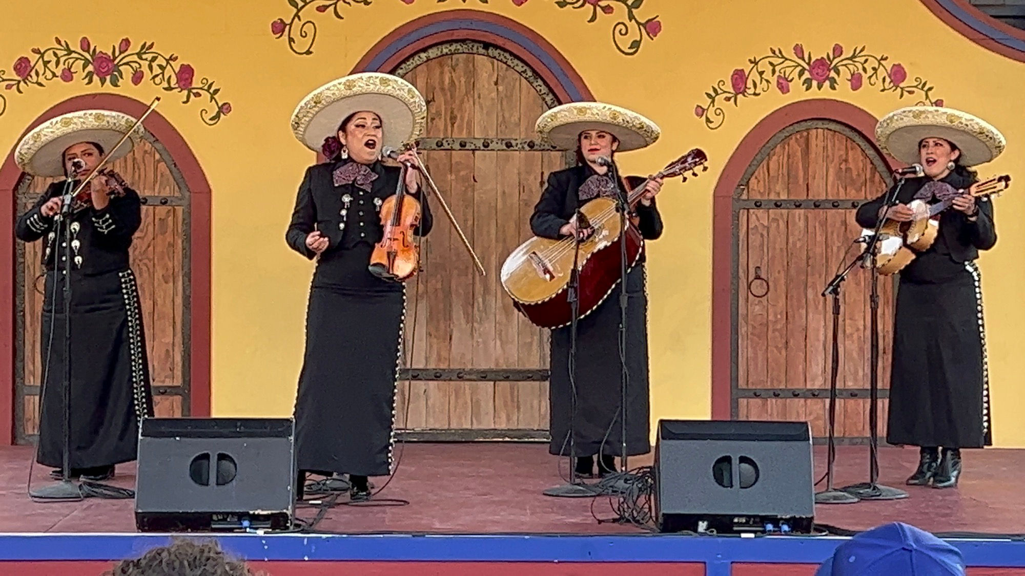 Mariachi Angelitas Playing