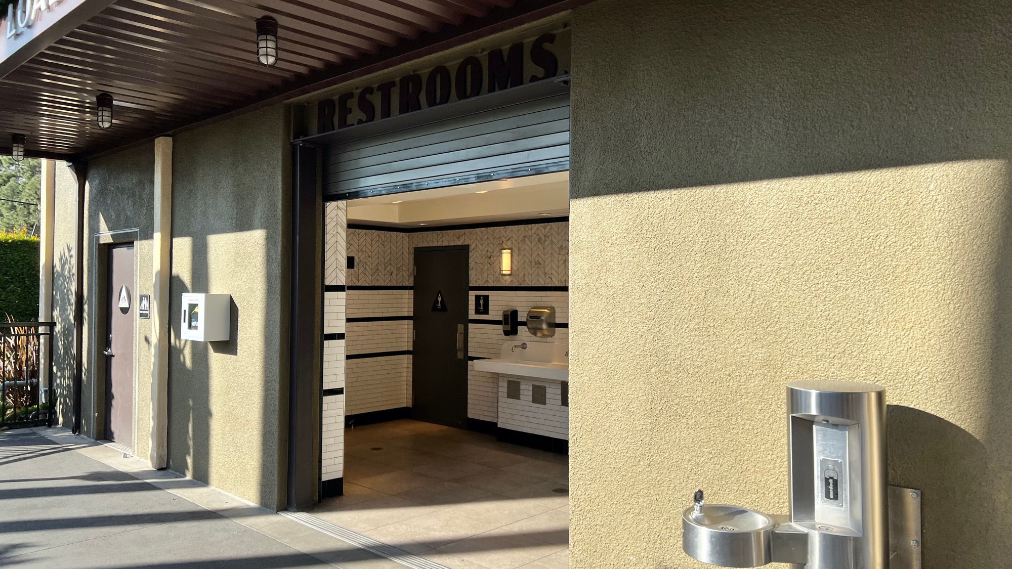 Memory Lane Restroom Outside