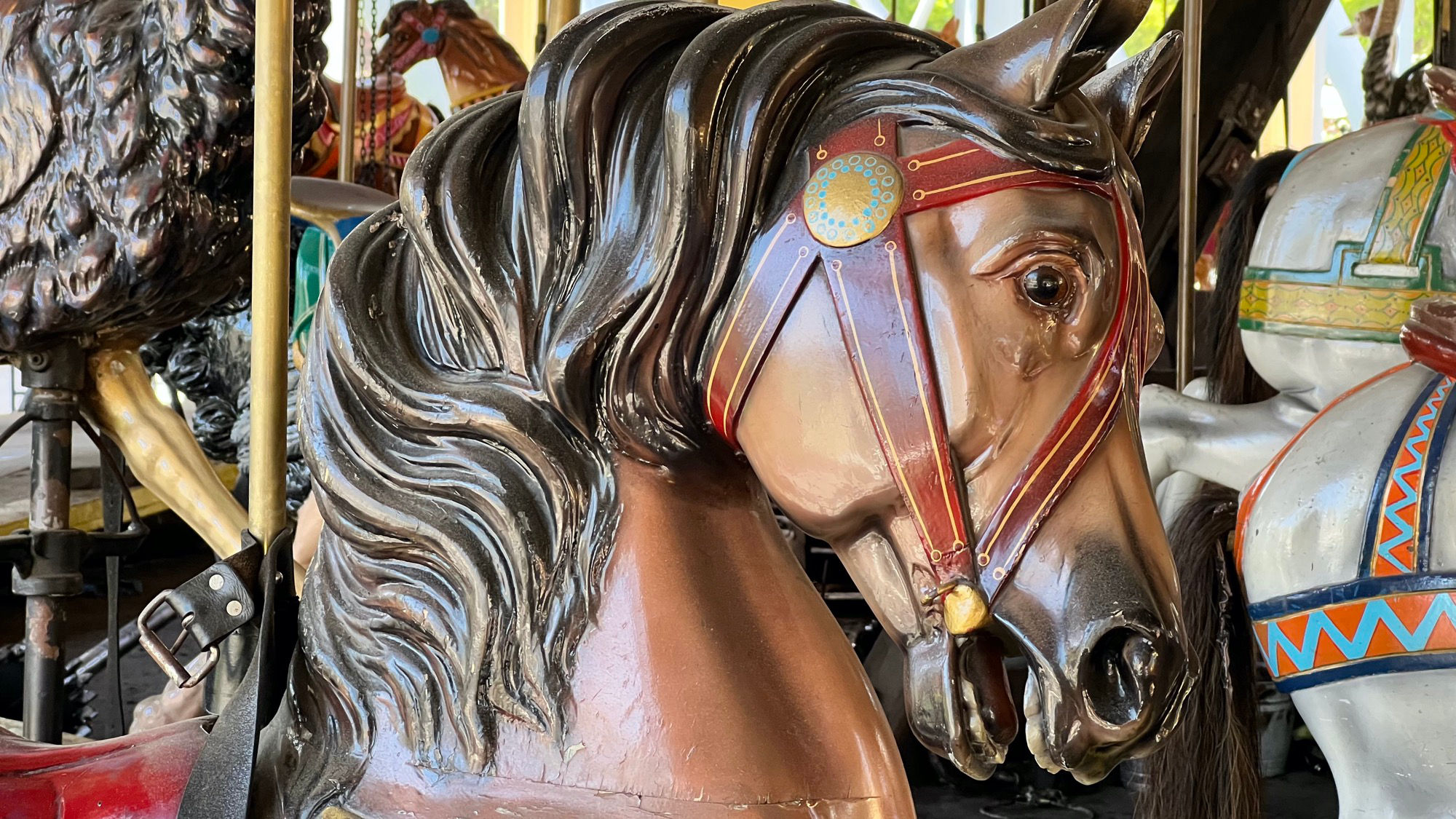 Brown Horse Merry Go Round Brown Horse