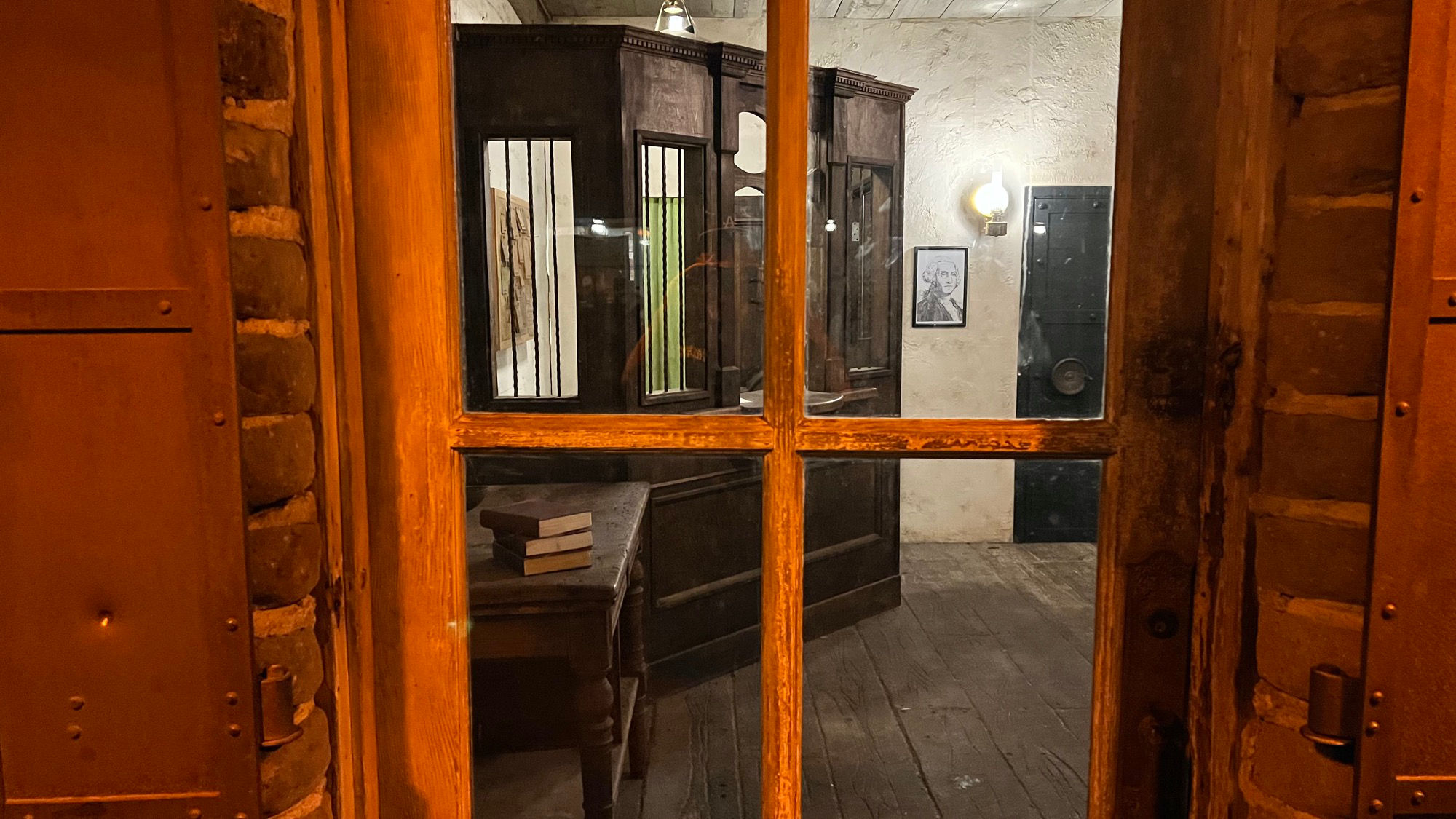 Inside Miners' Bank and Gold Exchange