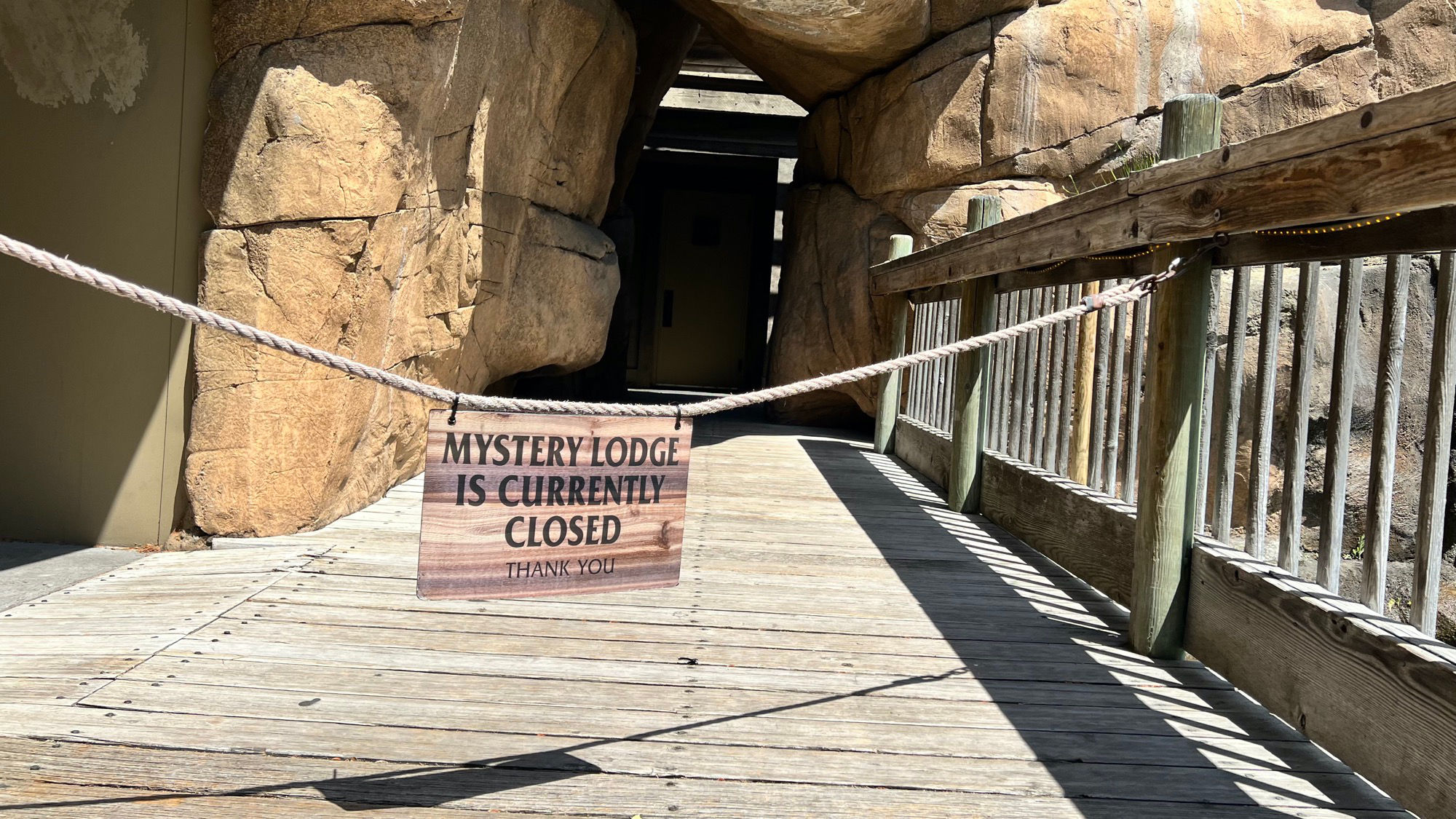 Mystery Lodge is Currently Closed Mystery Lodge is Currently Closed