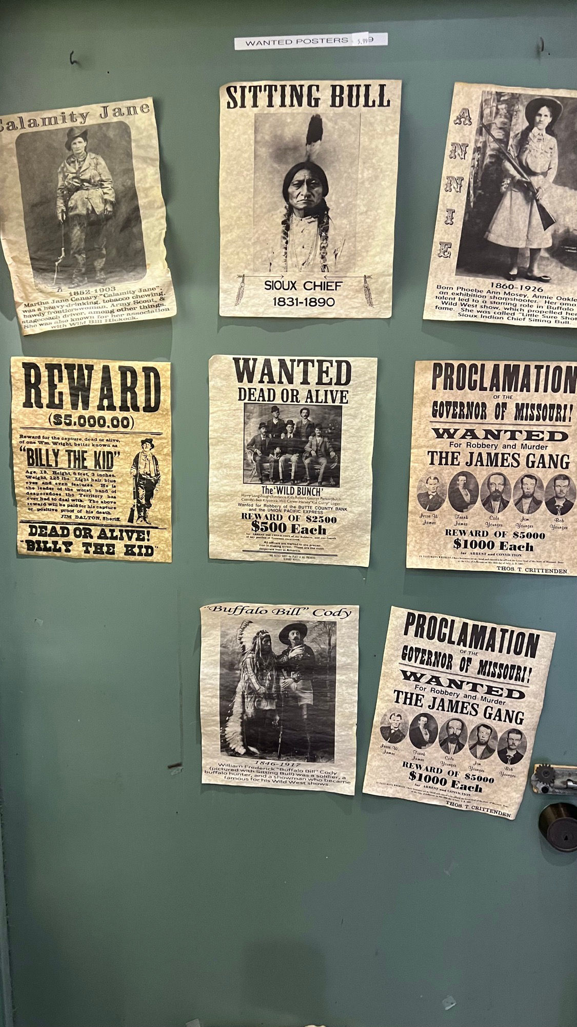 Overland Gunshop Wanted Posters