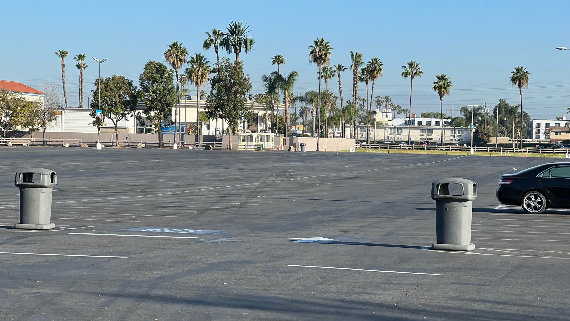 Parking Lot Empty Booth