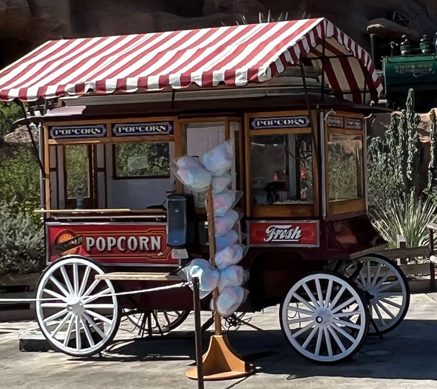 Calico Mine Popcorn Cart