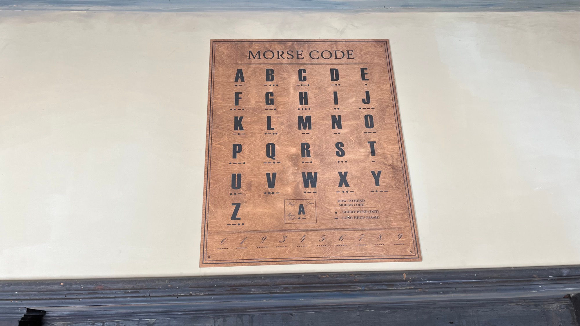 Morse Code Poster