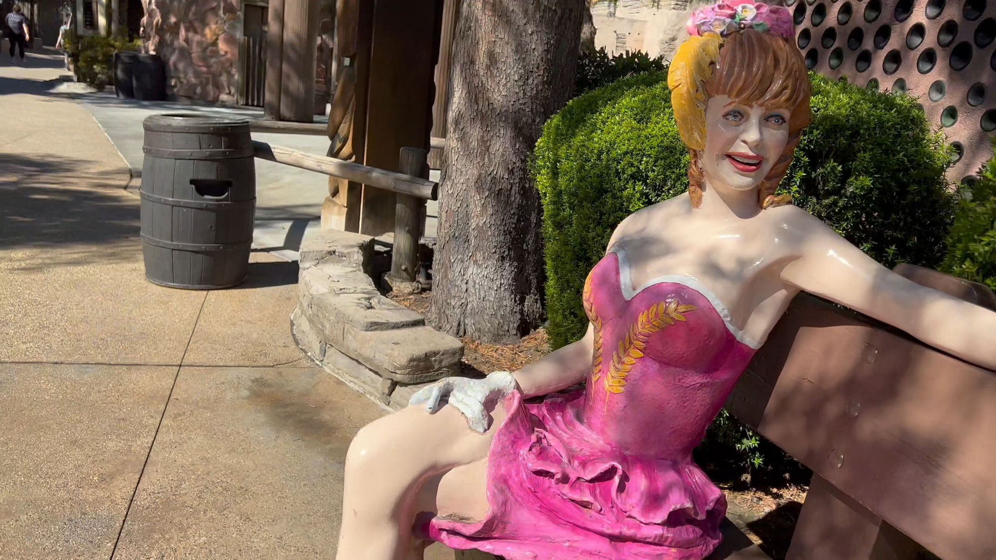 Saloon Girls Bench Sculpture